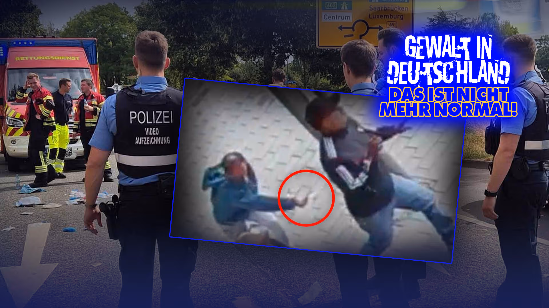 Student Marius (22) auf offener Straße erstochen +++ Abgelehnter Asylbewerber jagt Menschen mit Messer am Bahnhof +++ 8 Verletzte nach Messer-Attacke auf Dorffest