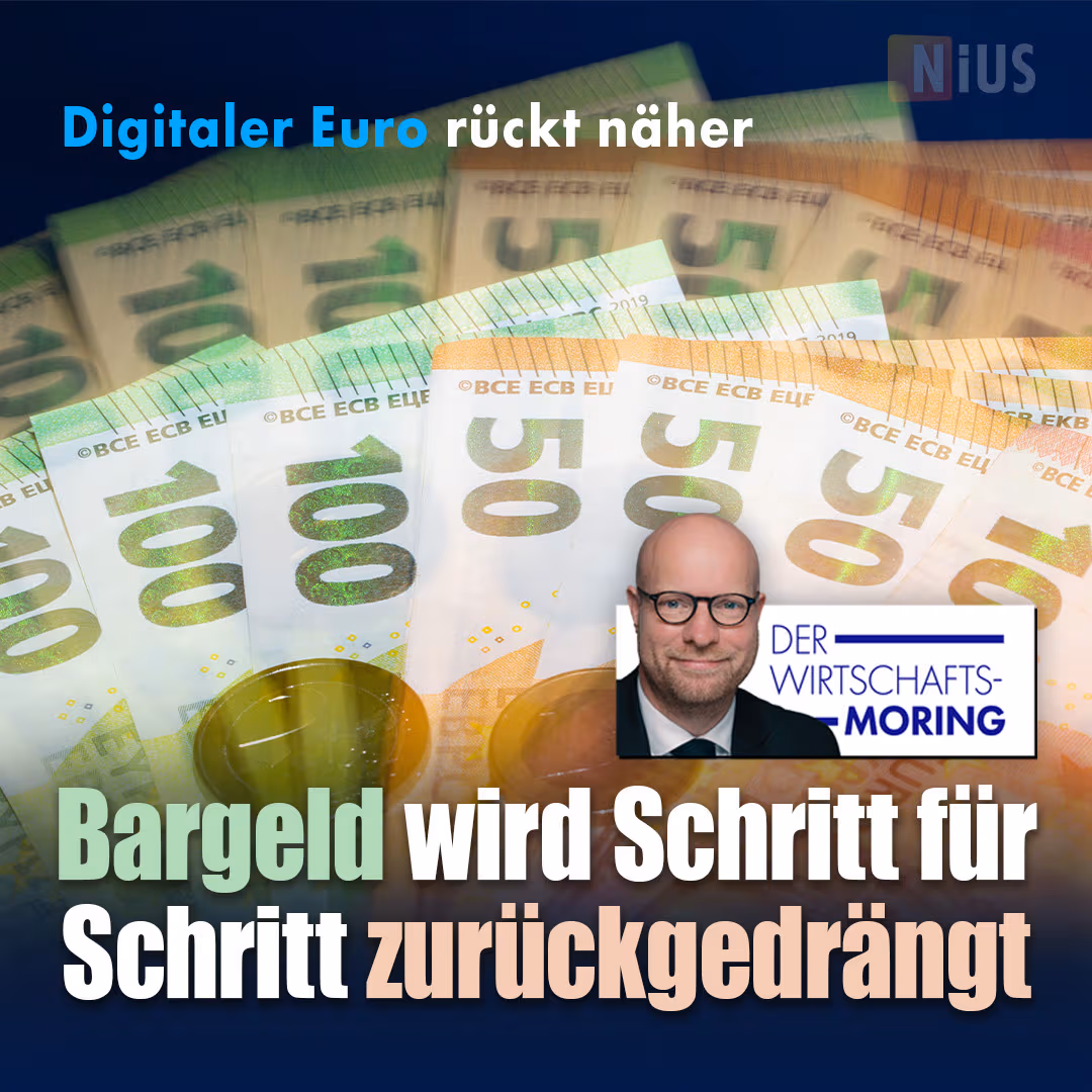Digitaler Euro rückt näher: Bargeld wird Schritt für Schritt zurückgedrängt