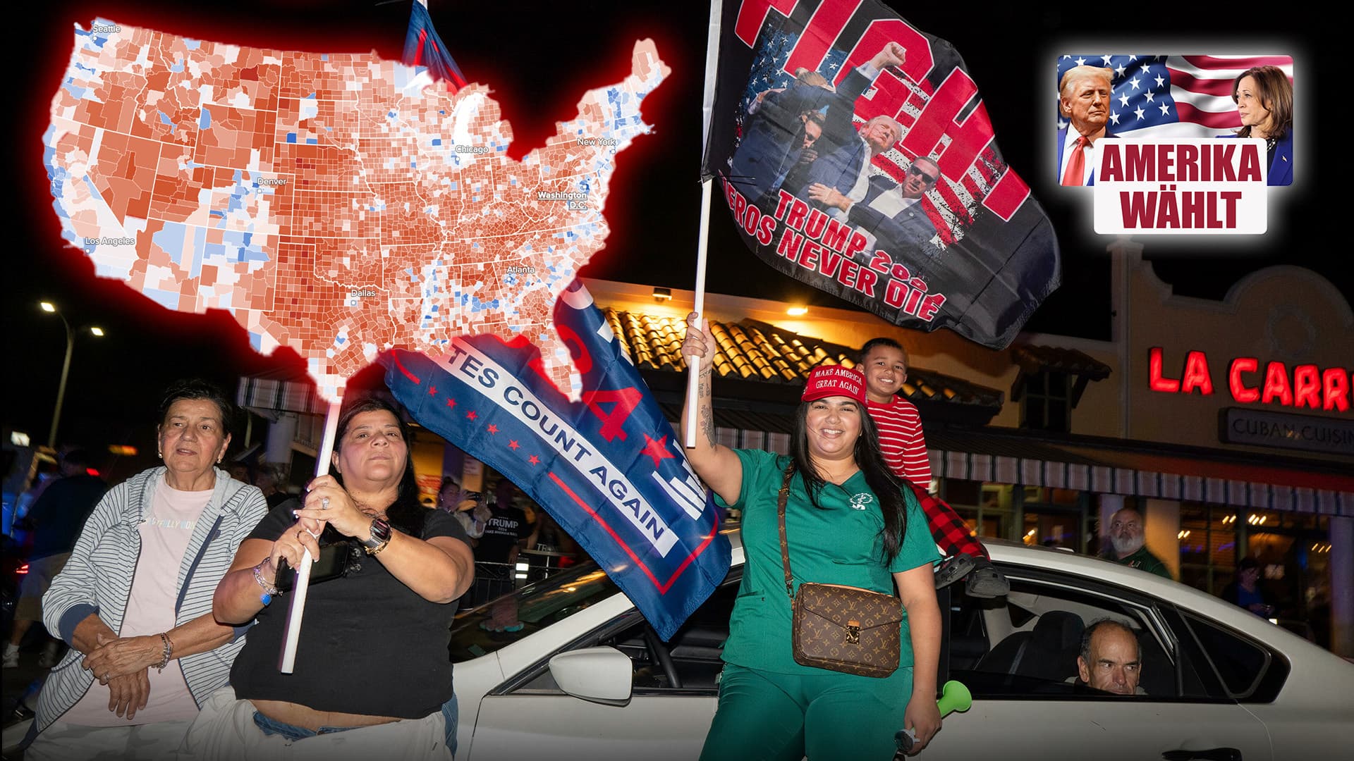 Frauen, Latinos und Schwarze trugen Trump zum Sieg