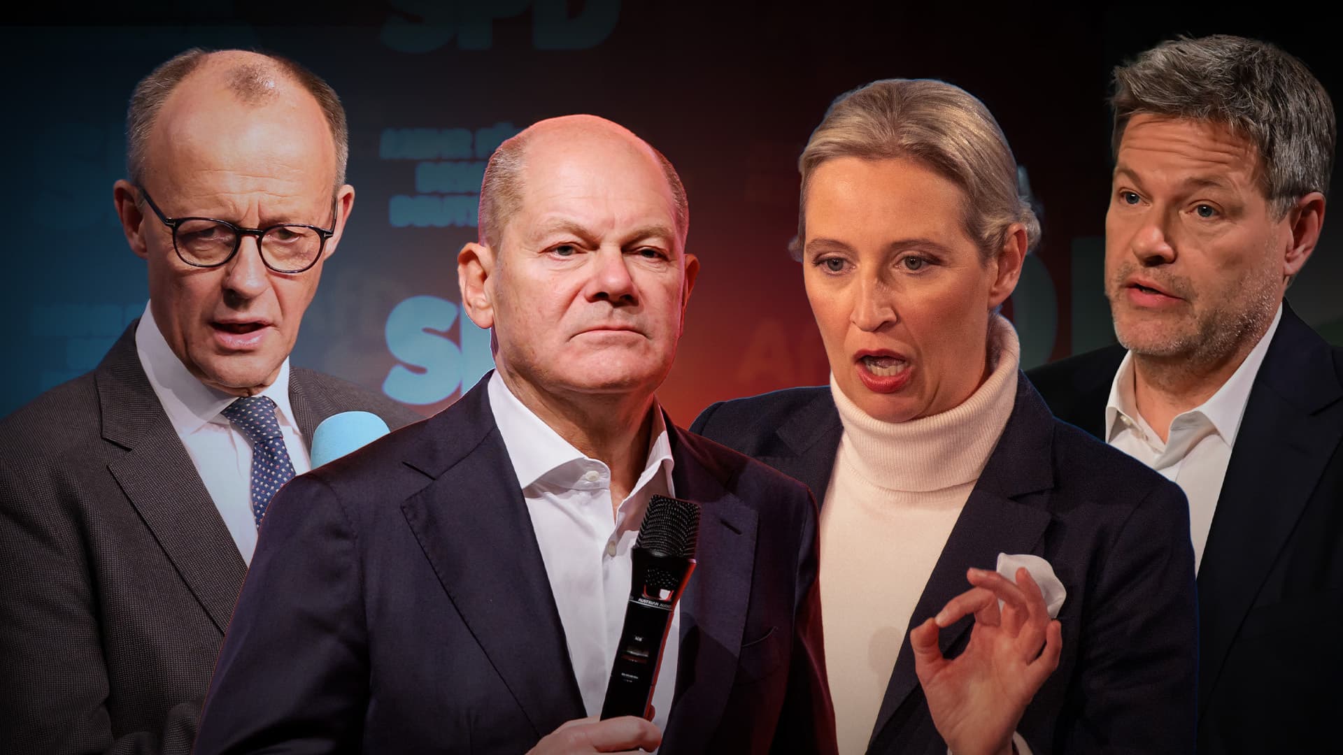 Sicherheit, Wirtschaft, Migration: So reagierten die Kanzlerkandidaten auf die Fragen der Bürger im ZDF
