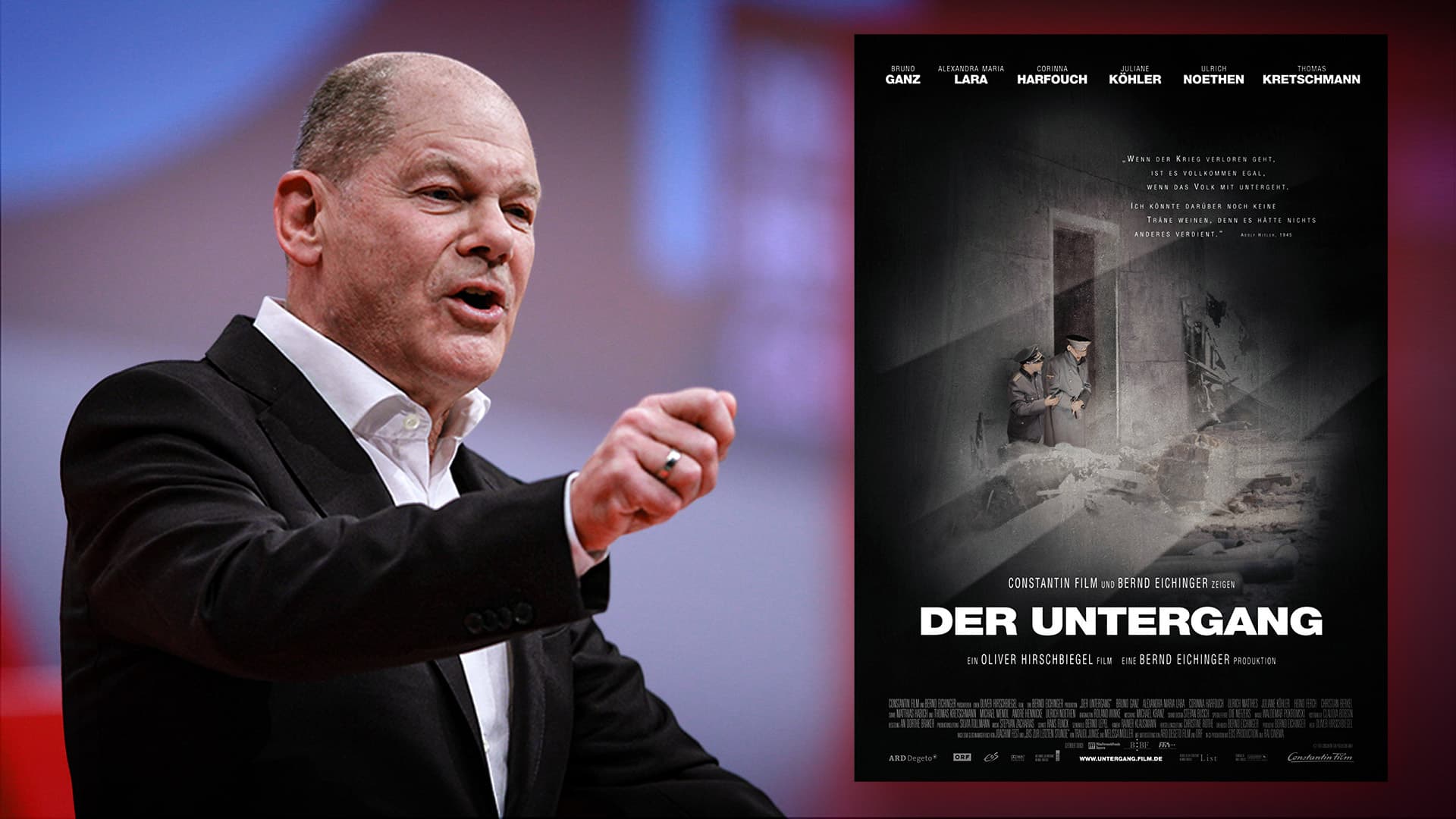 Politico vergleicht Scholz mit Hitler-Film „Der Untergang“