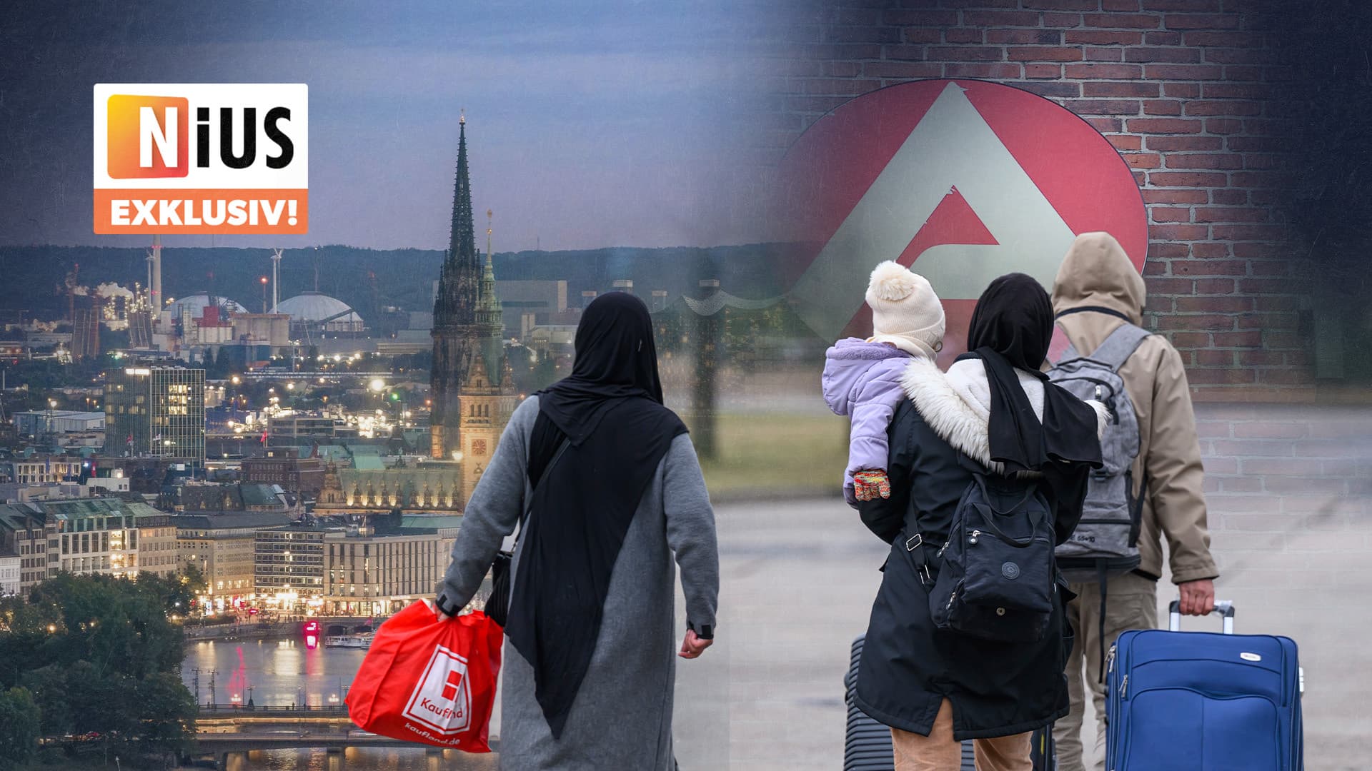 Schockzahlen zu Bürgergeld in Hamburg: 54 Prozent der Empfänger sind Ausländer, 300 Familien erhalten mehr als 8000 Euro pro Monat