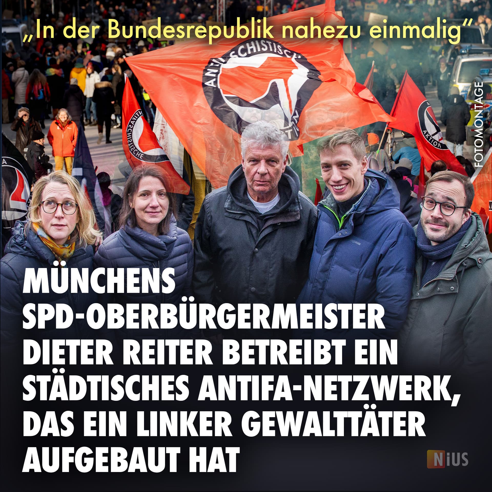 Münchens SPD-Oberbürgermeister Reiter betreibt ein städtisches Antifa-Netzwerk, das ein linker Gewalttäter aufgebaut hat