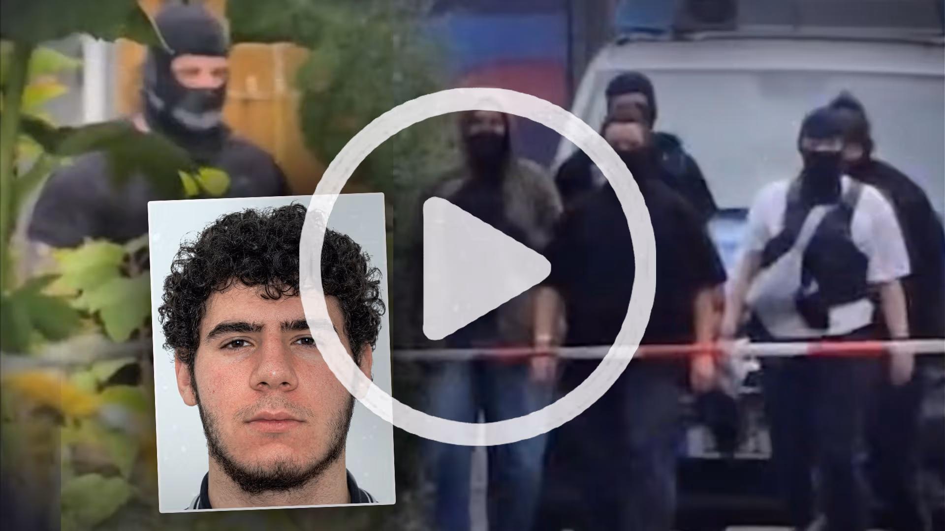 Hier fassen Spezialkräfte den Attentäter Abdul Ballout in der Gartenlaube