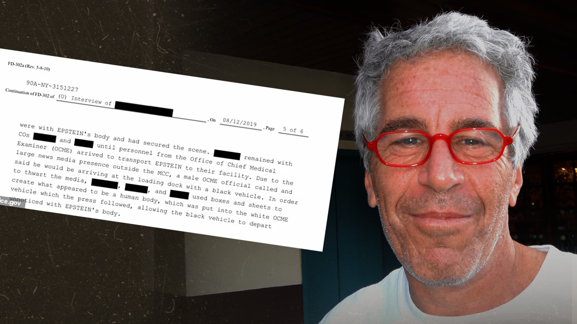 Laut US-Gefängniswärter wurden Journalisten mit einer falschen Epstein-Leiche gezielt getäuscht