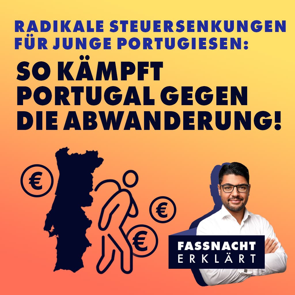 Radikale Steuersenkungen für junge Portugiesen: So kämpft Portugal gegen die Abwanderung!