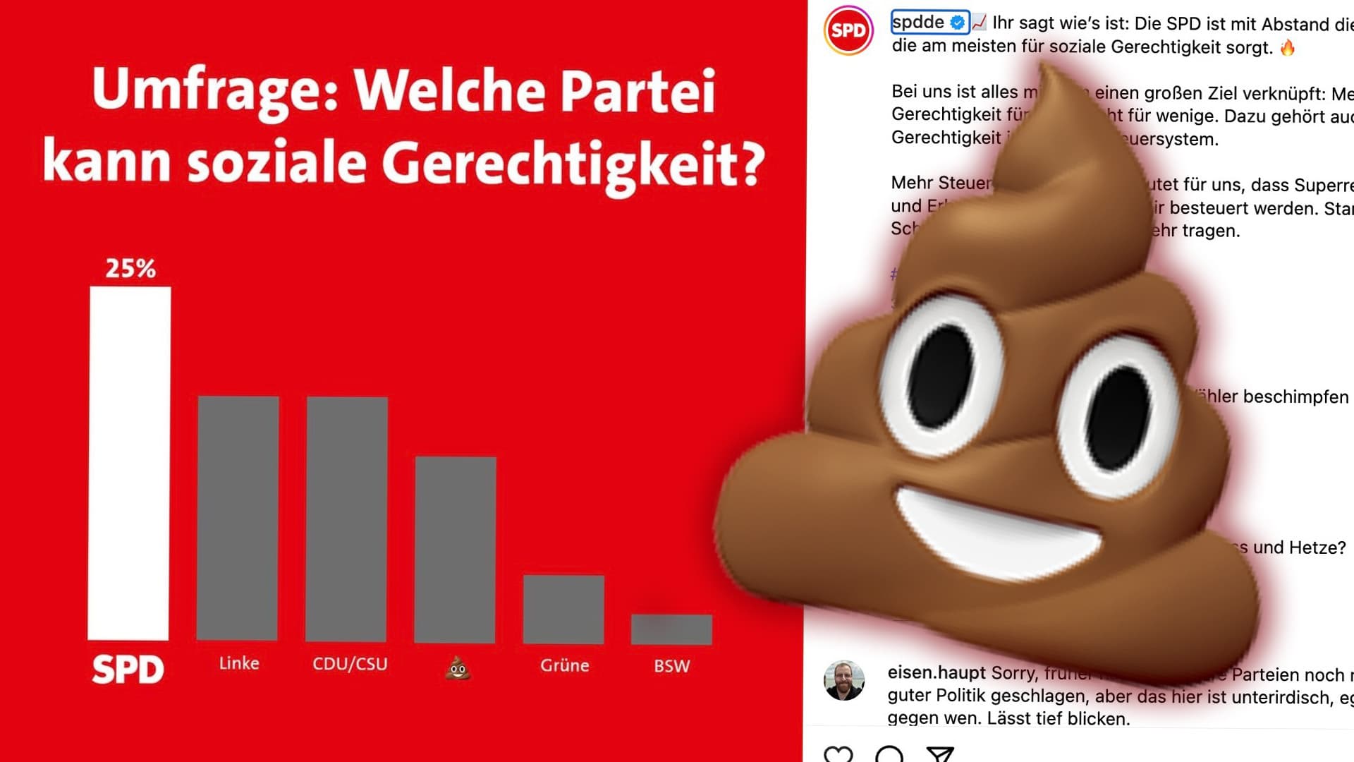 Nach „Kackhaufen“-Entgleisung: Riesen-Shitstorm gegen die SPD