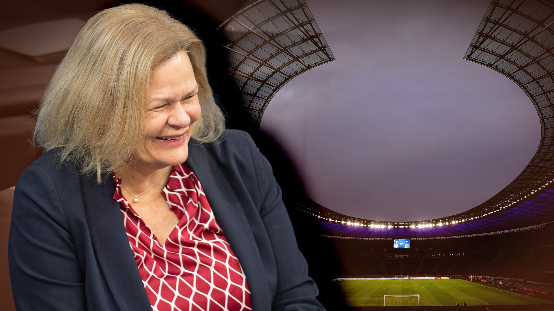 Kultur-Begleitprogramm zur Europameisterschaft: Innenministerin Faeser finanziert Theaterstück über Terroranschlag auf EM-Finale!
