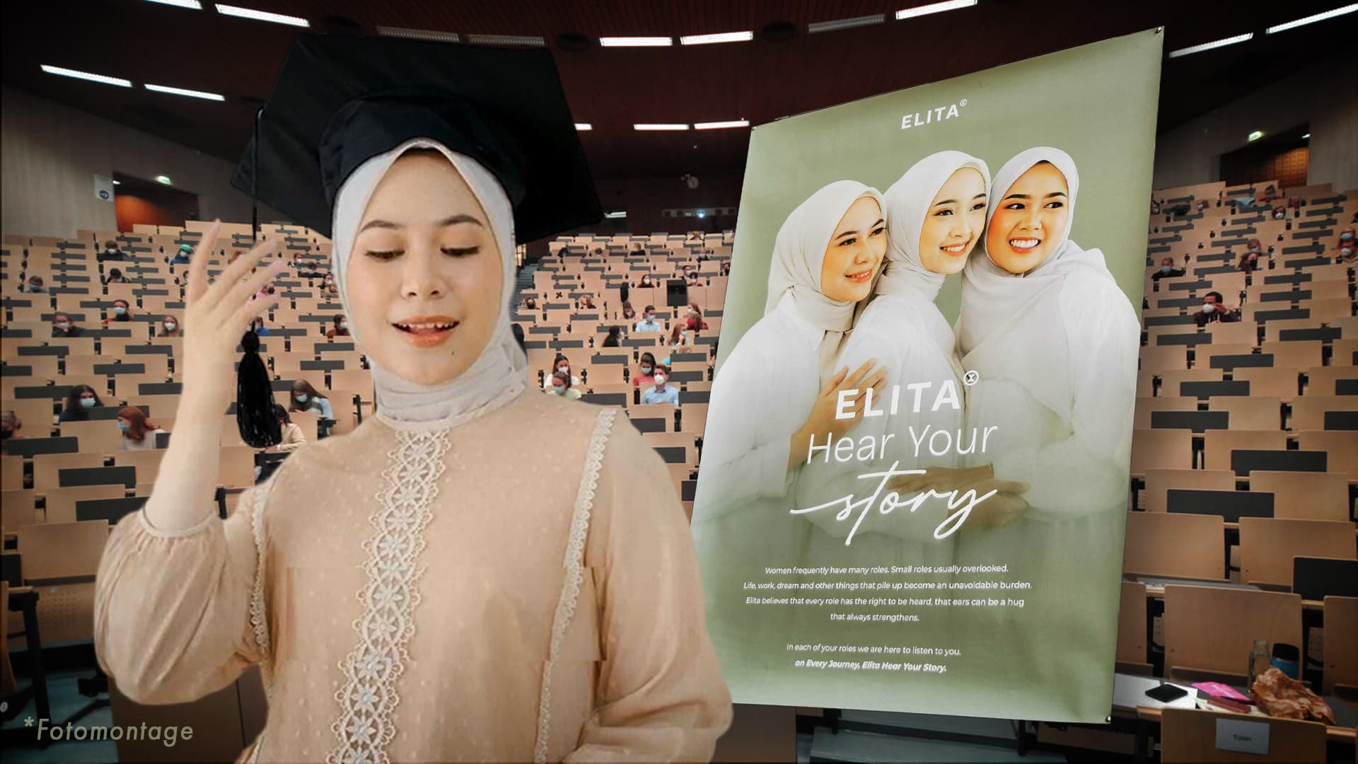Akademische Modetipps: Kopftuch-Werbung an deutscher Universität!
