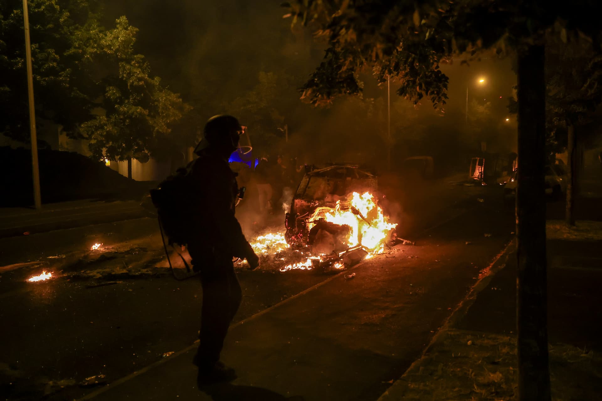 Mindestens 420 Festnahmen: Erneut nächtliche Krawalle in Frankreich