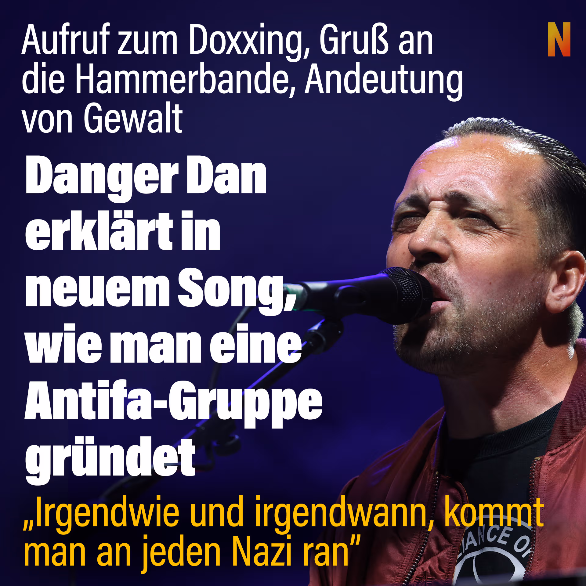 Danger Dan erklärt in neuem Song, wie man eine Antifa-Gruppe gründet