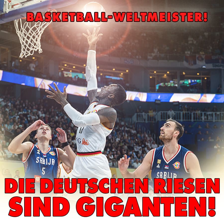 Deutschland ist Weltmeister! Unsere Riesen sind Giganten!