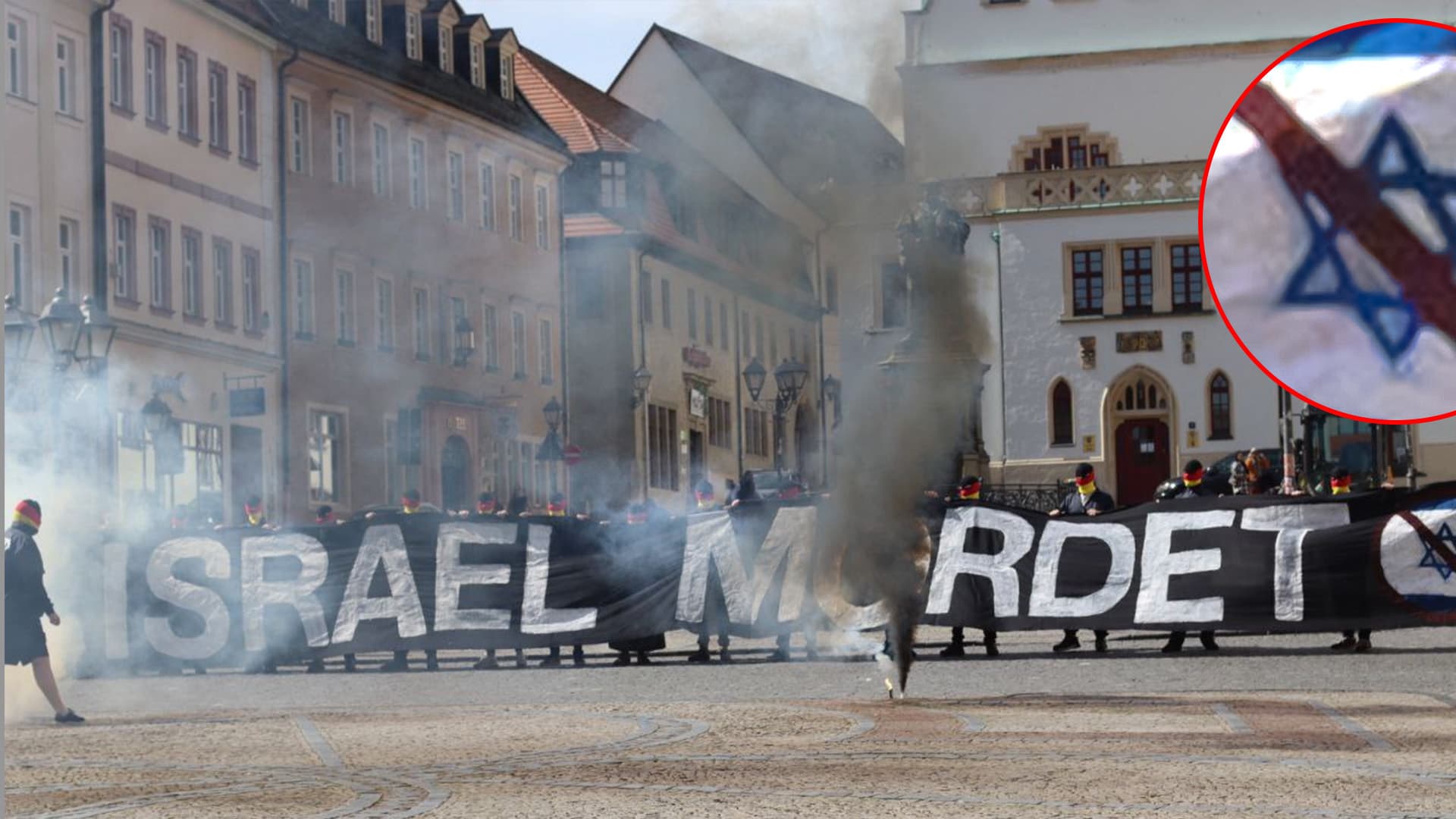 „Israel mordet“: Rechtsextreme Jugendorganisation demonstriert gegen den jüdischen Staat