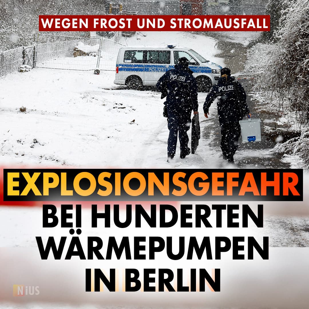 Wegen Frost und Stromausfall: Explosionsgefahr bei Hunderten Wärmepumpen in Berlin