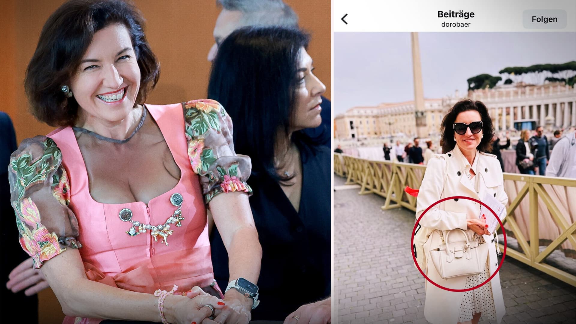 Macht Ministerin Doro Bär Schleichwerbung auf ihrem Instagram-Account?