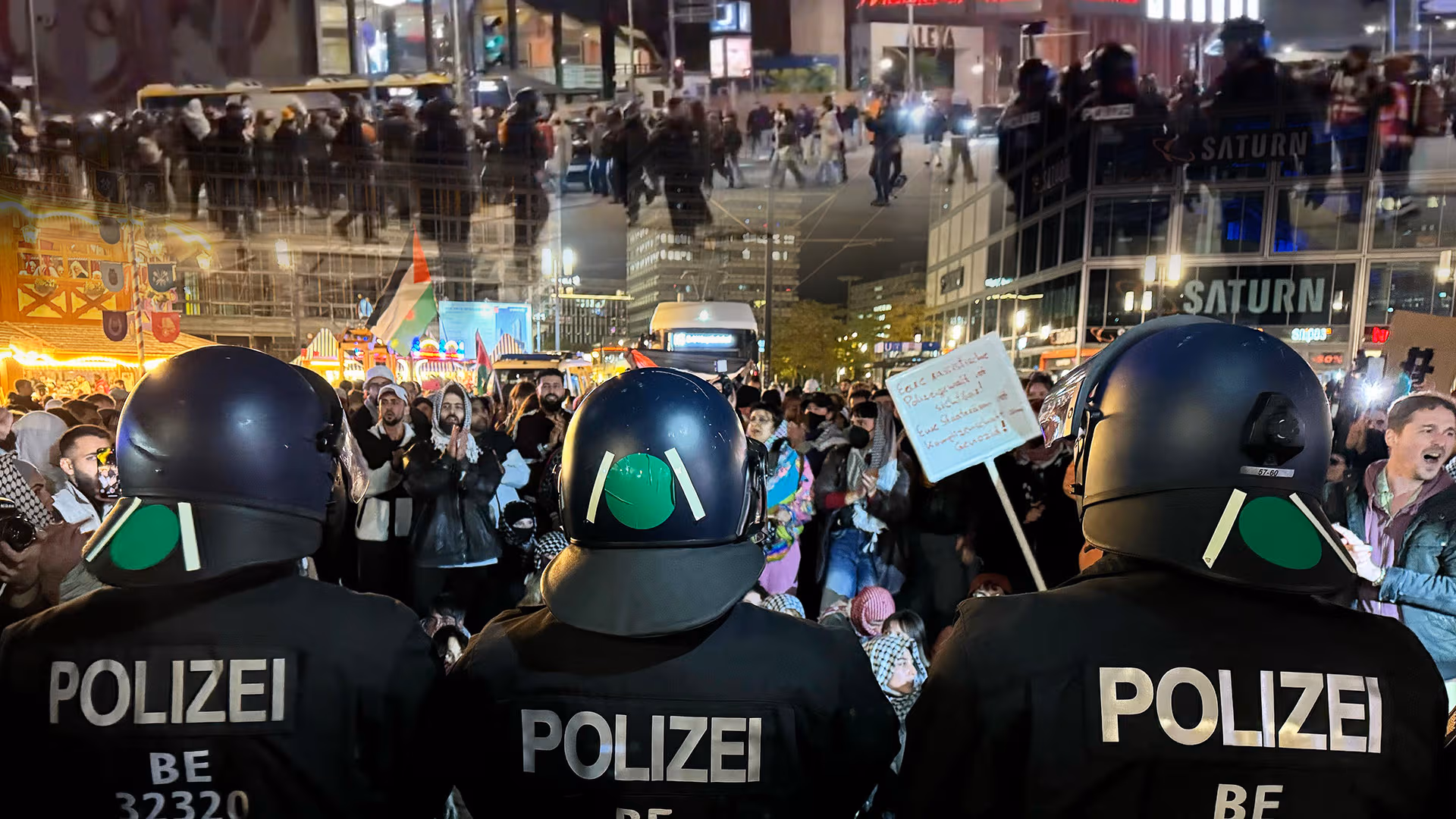 Pro-Hamas-Demo in Berlin eskaliert: 50 Festnahmen und verletzte Polizisten