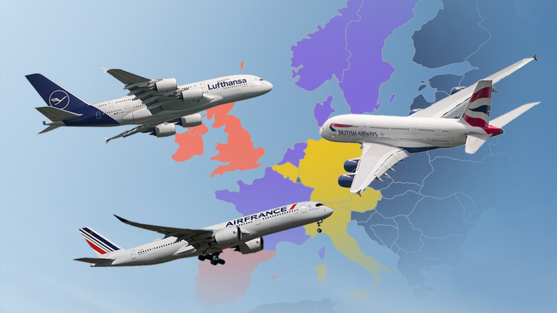 Das große Flugzeug-Fressen: Diese Airlines teilen Europa unter sich auf