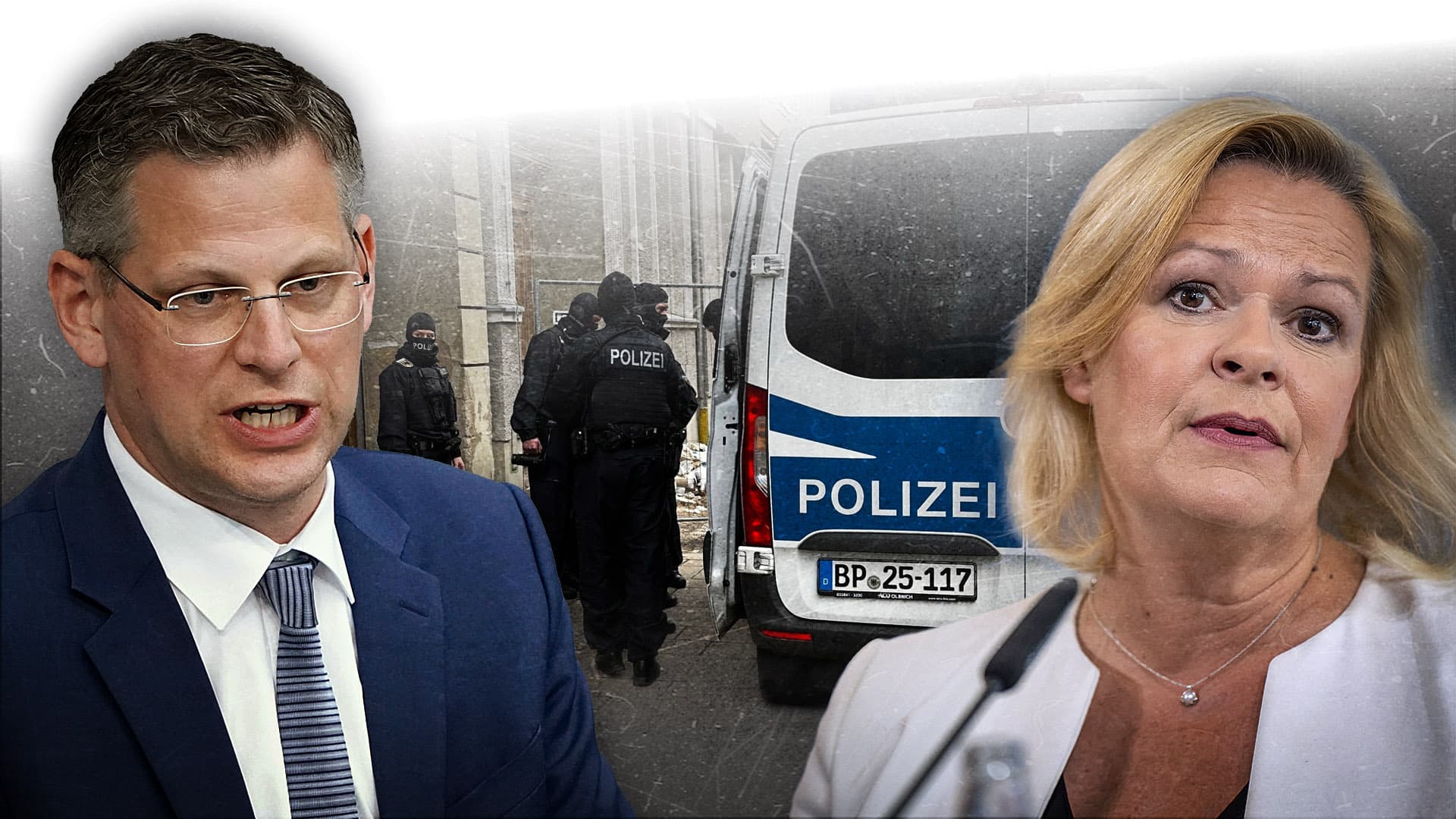 Generalverdacht gegen die Bundespolizei: CDU-Innenpolitiker de Vries geht auf Nancy Faeser (SPD) los