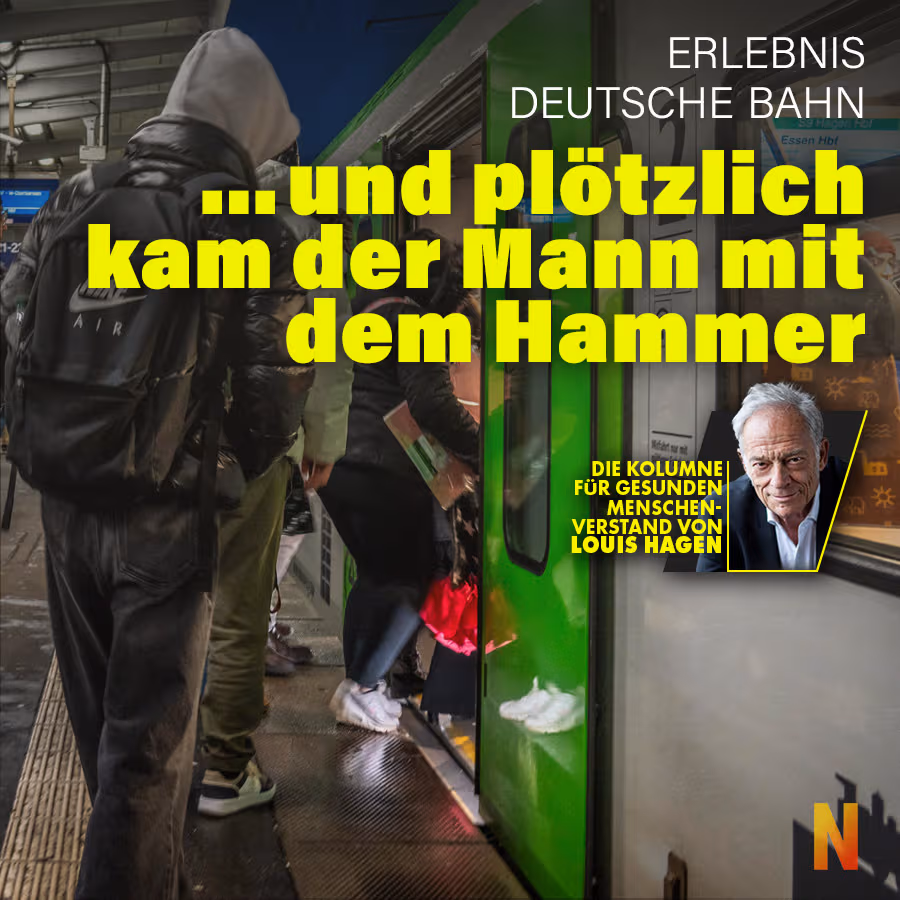 Erlebnis Deutsche Bahn – und plötzlich kam der Mann mit dem Hammer