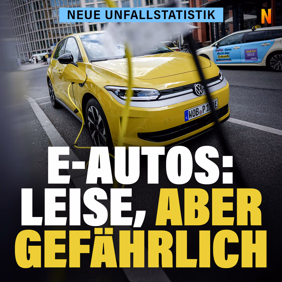 Neue Unfallstatistik: E-Autos – Leise, aber gefährlich