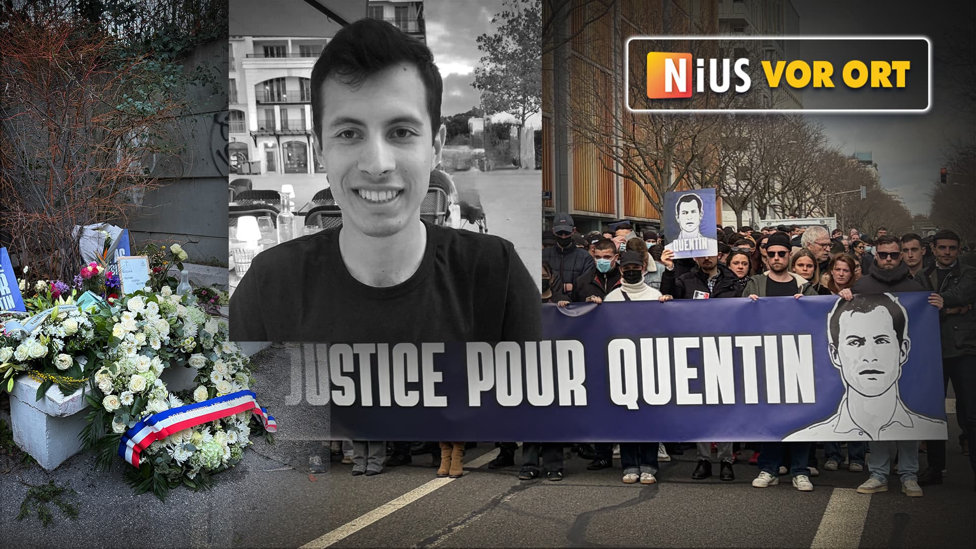 „Justice pour Quentin”: Nach linkem Attentat gedenken in Lyon Tausende des verstorbenen Aktivisten