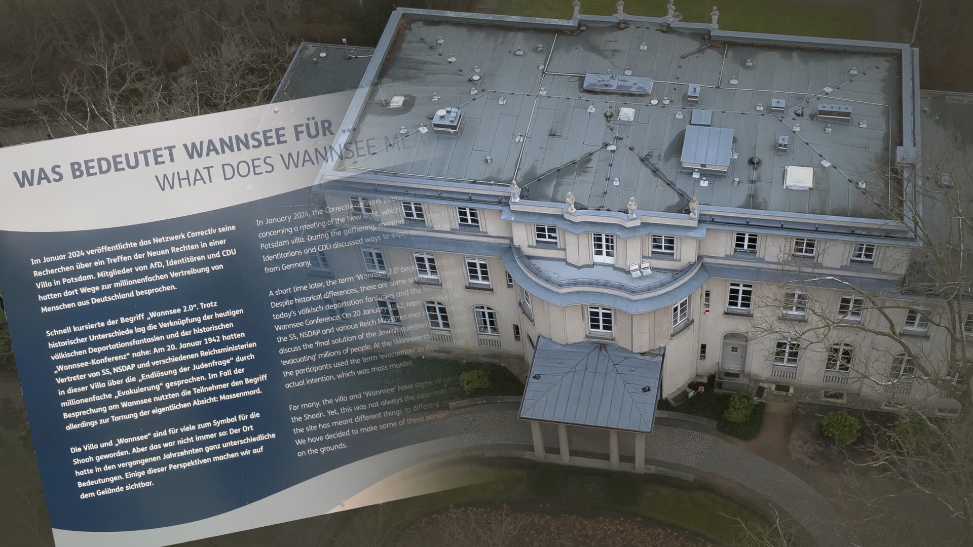 Geschmacklose Geschichtsverdrehung: Haus der Wannseekonferenz stellt Verbindung zwischen Nazi-Verbrechen und „Geheimtreffen von Potsdam“ her