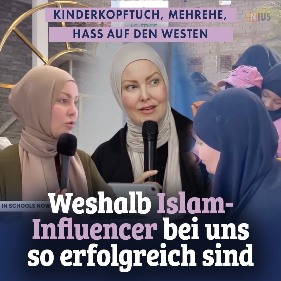 Kinderkopftuch, Mehrehe, Hass auf den Westen: Wieso Islam-Influencer bei uns so erfolgreich sind