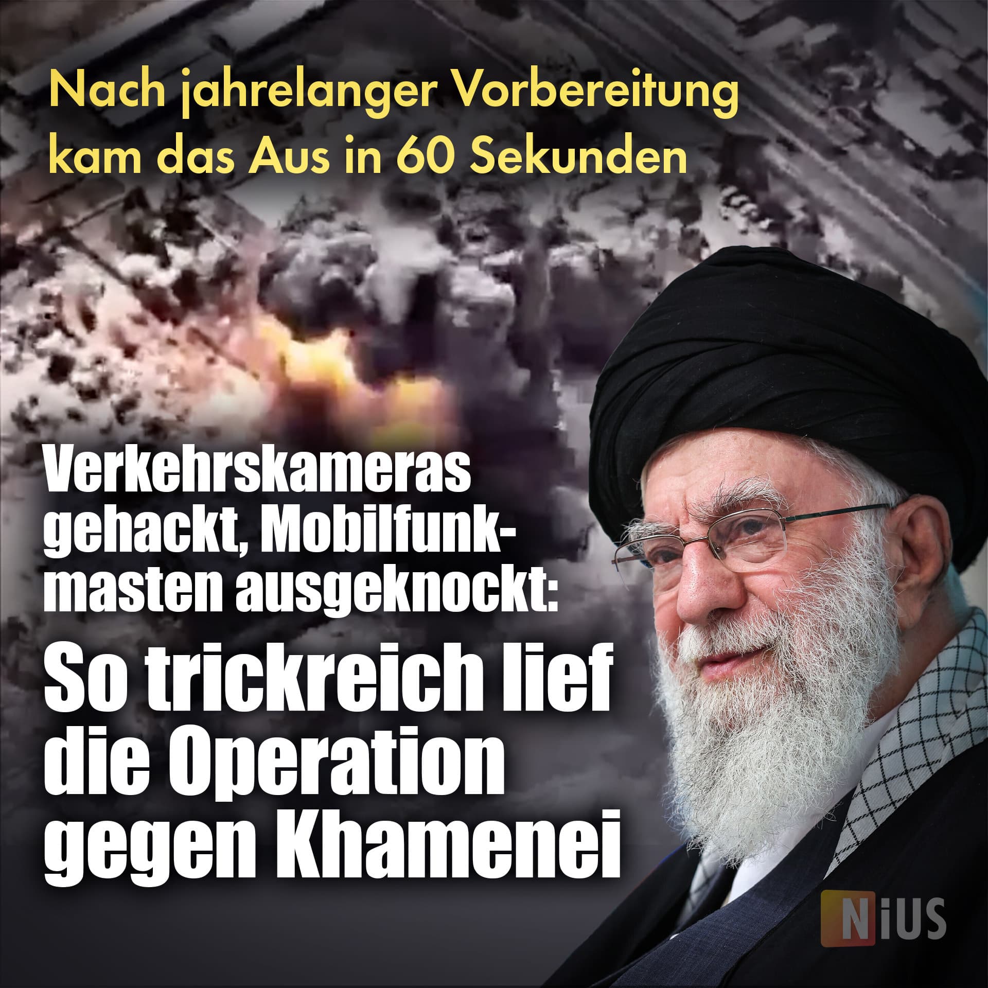 Verkehrskameras gehackt, Mobilfunkmasten ausgeknockt: So trickreich lief die Operation gegen Khamenei