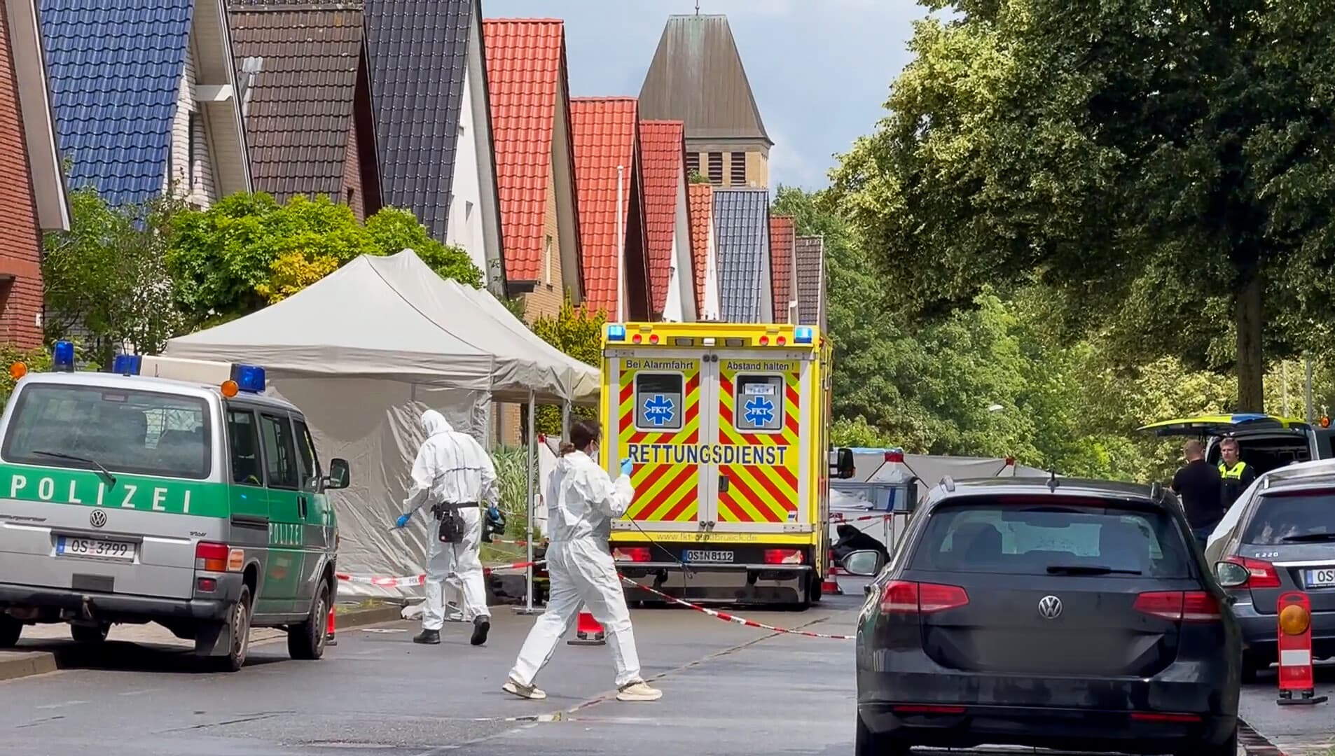 Zwei Personen durch Schüsse in Osnabrück getötet