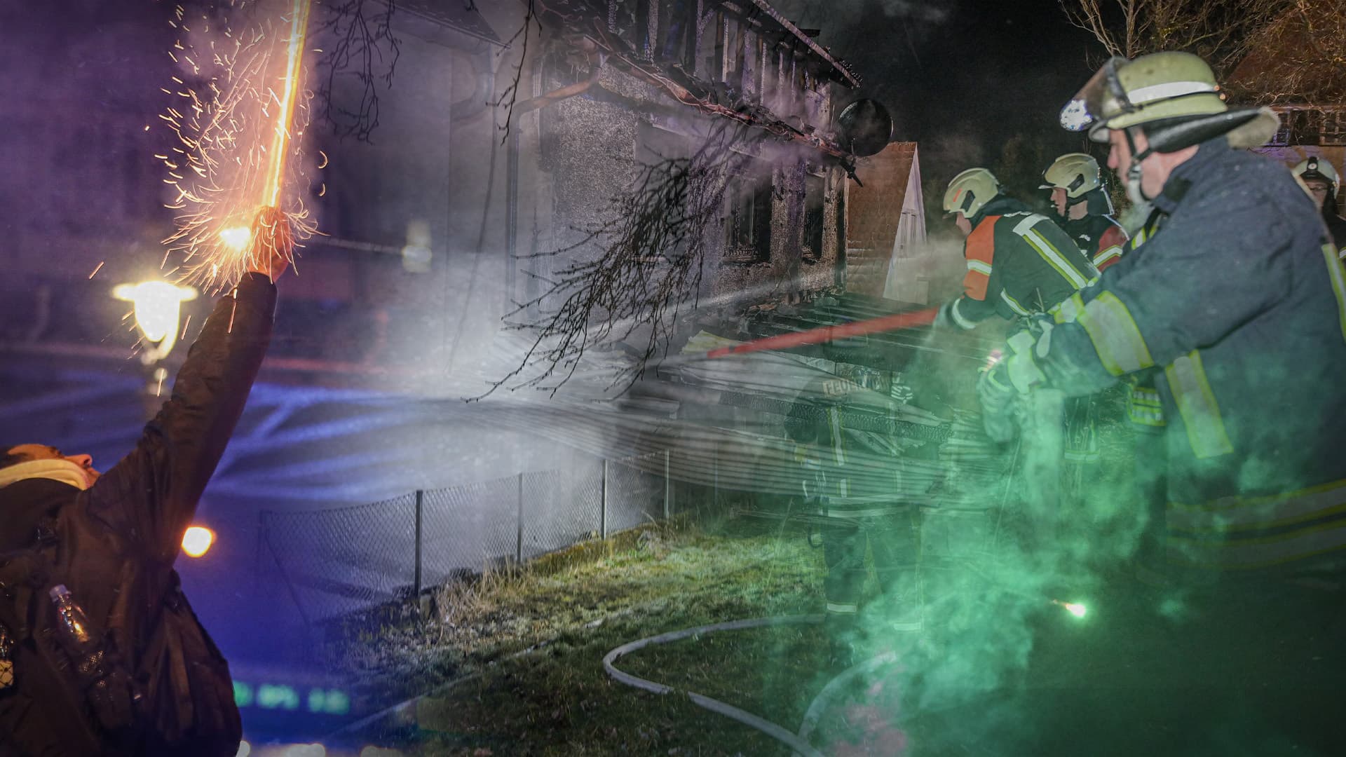 Die traurige Silvester-Bilanz: Messerattacke in Wiesbaden, Böller- und Brandtote in Bielefeld und BaWü, Angriffe auf Rettungskräfte in Berlin