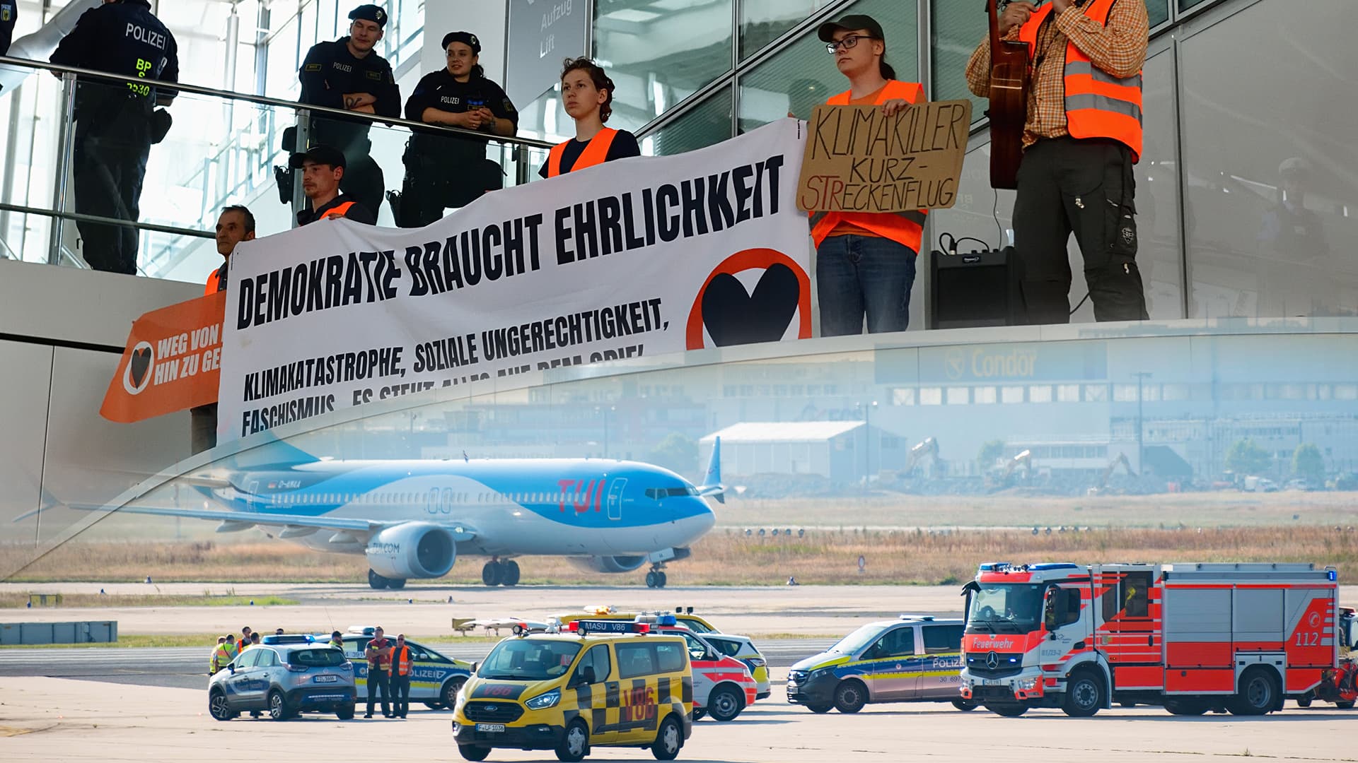 Wer schützt unsere Flughäfen vor den Klima-Chaoten?