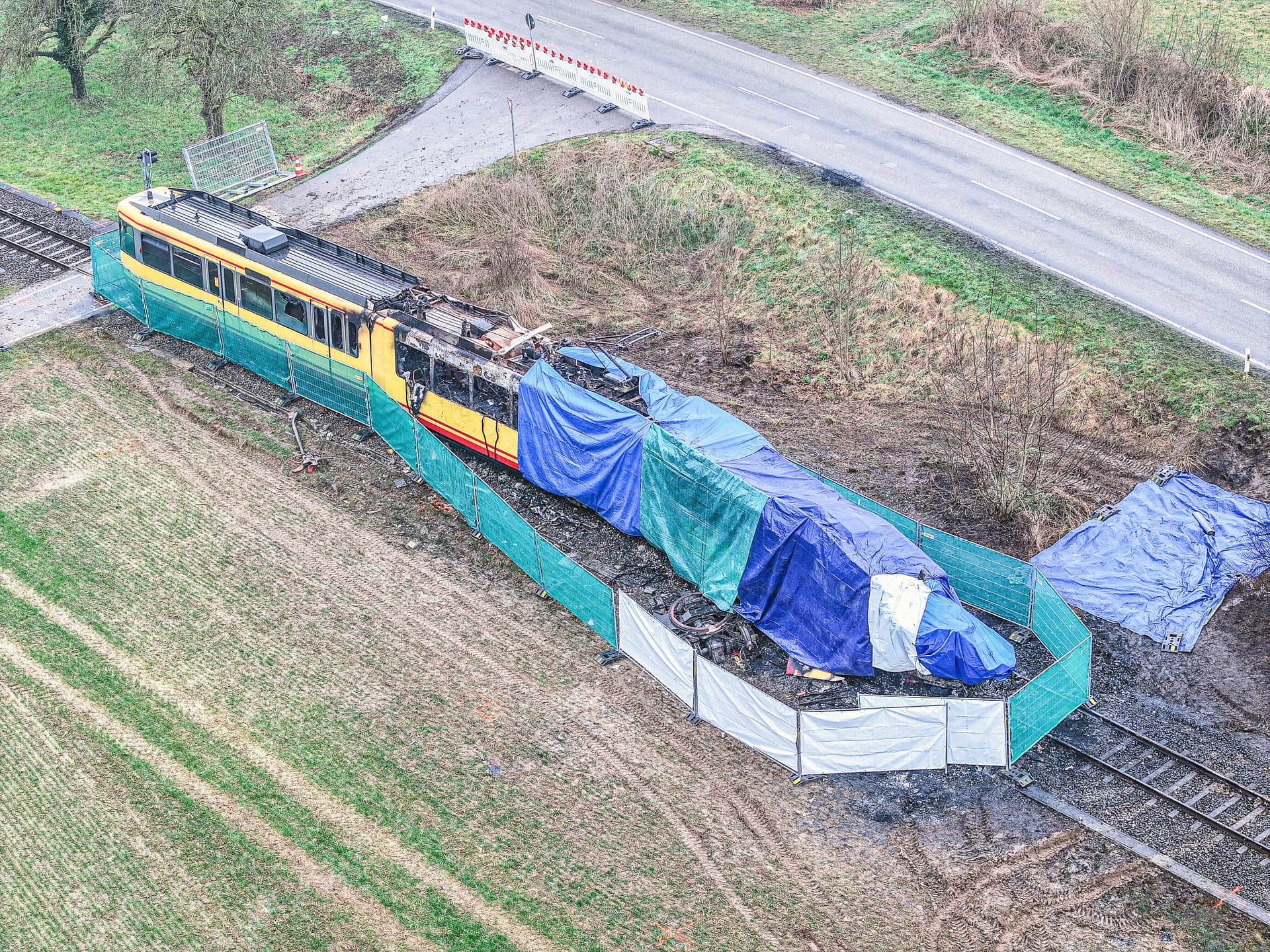 Ermittlungen nach Unfall an Bahnübergang in Ubstadt-Weiher laufen