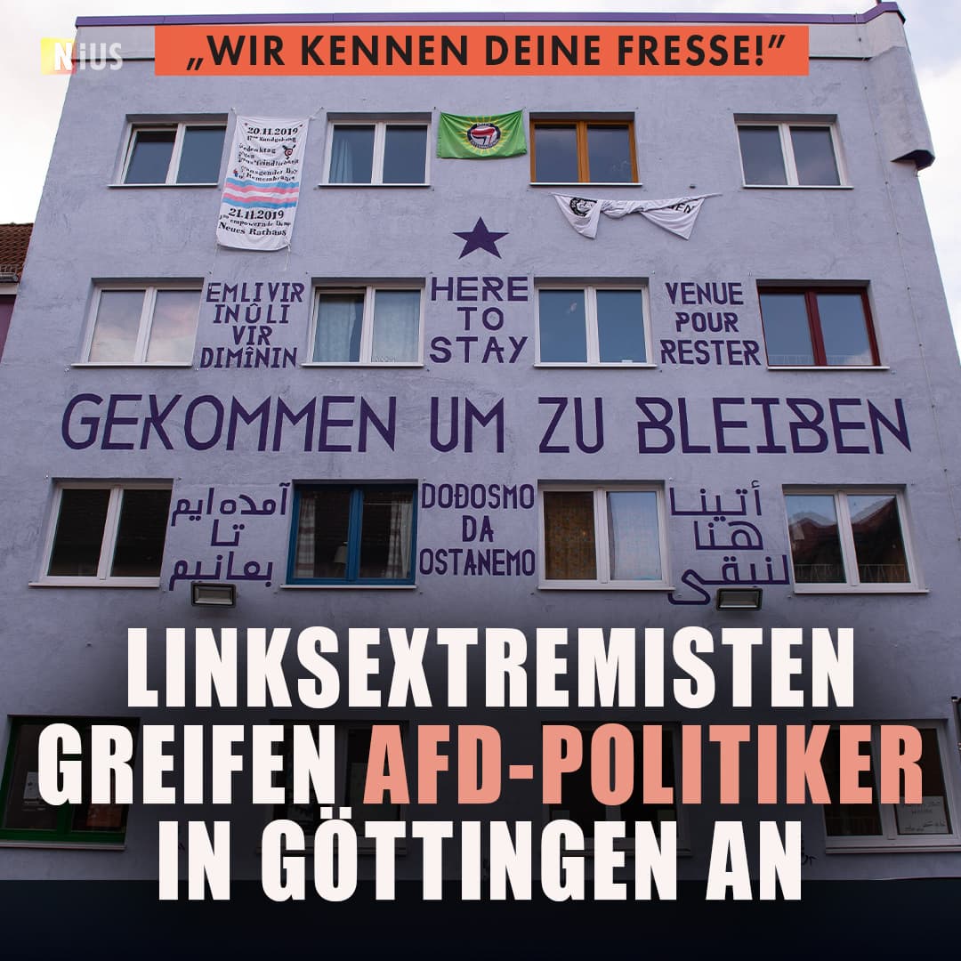 „Wir kennen deine Fresse!“: Linksextremisten greifen AfD-Politiker in Göttingen an