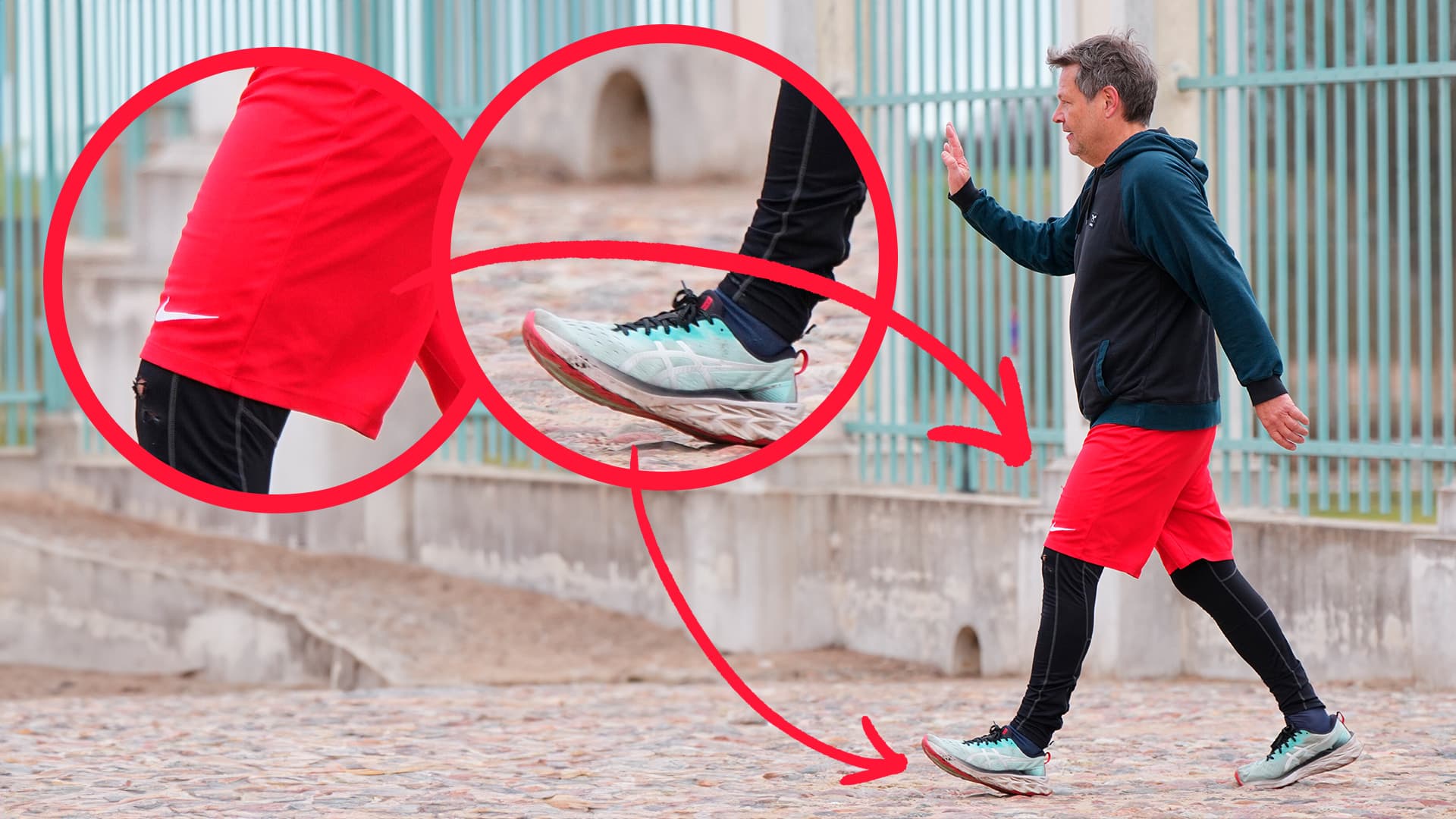 Adidas-Ende beim DFB: Habeck fordert „Standortpatriotismus“ und geht mit Nike-Hose und Japan-Schuhen joggen