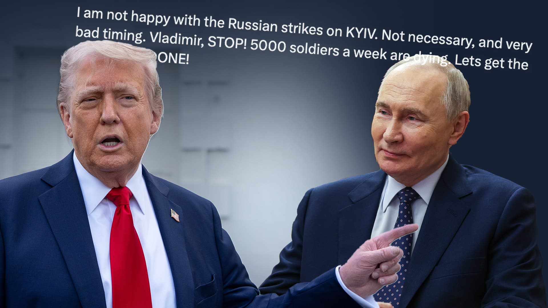 „Wladimir, Stopp!“: Trump ermahnt Putin auf X