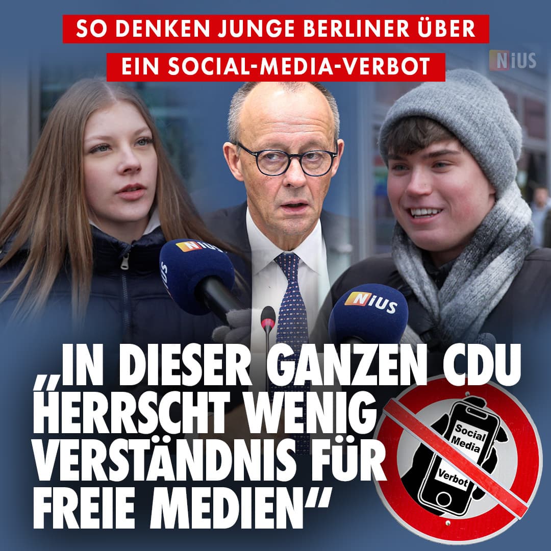 So denken junge Berliner über ein Social-Media-Verbot: „In dieser ganzen CDU herrscht wenig Verständnis für freie Medien“