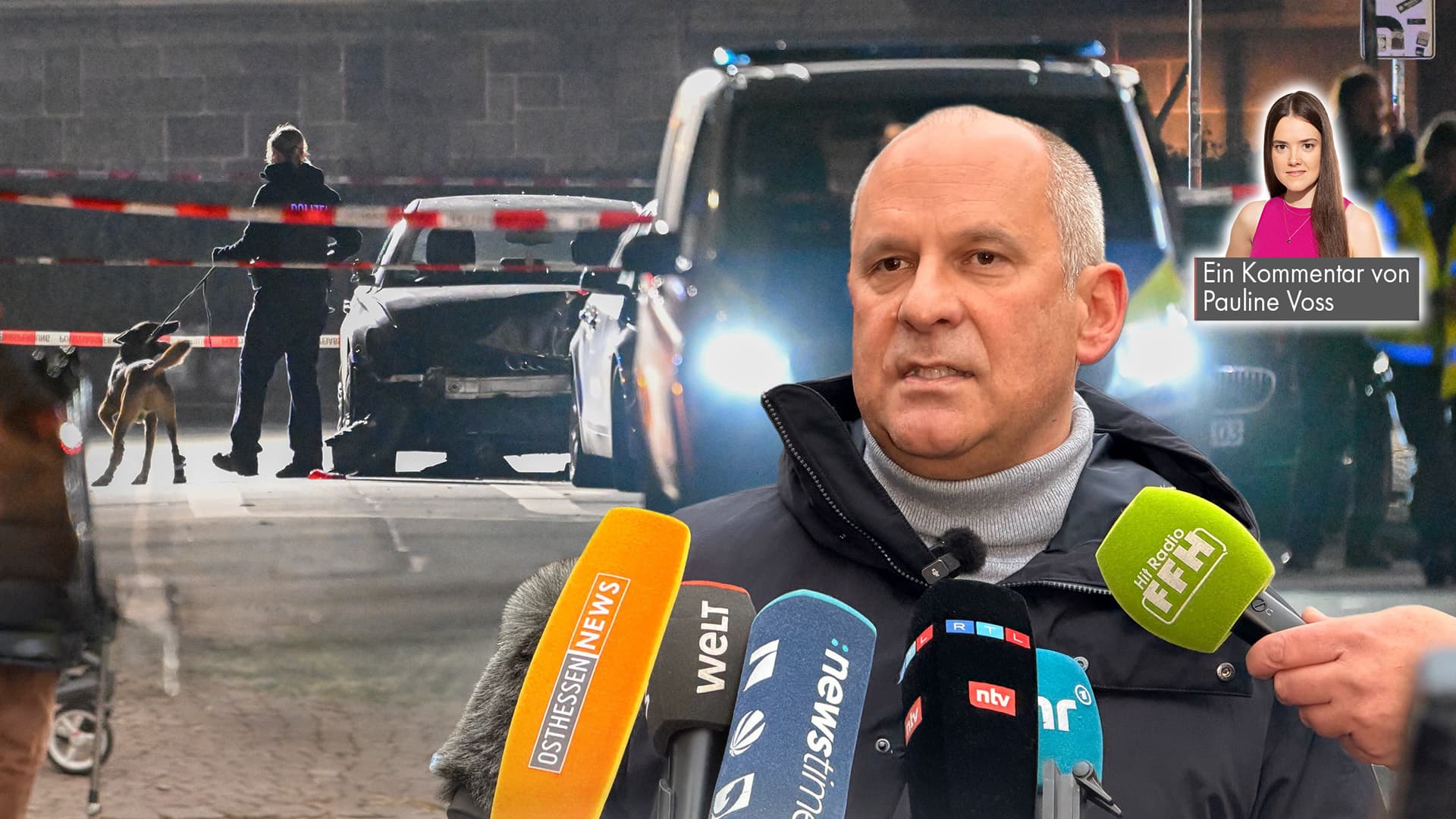 Skandal-PK von Poseck: So verhöhnt Hessens Innenminister die Opfer des Auto-Anschlags von Gießen