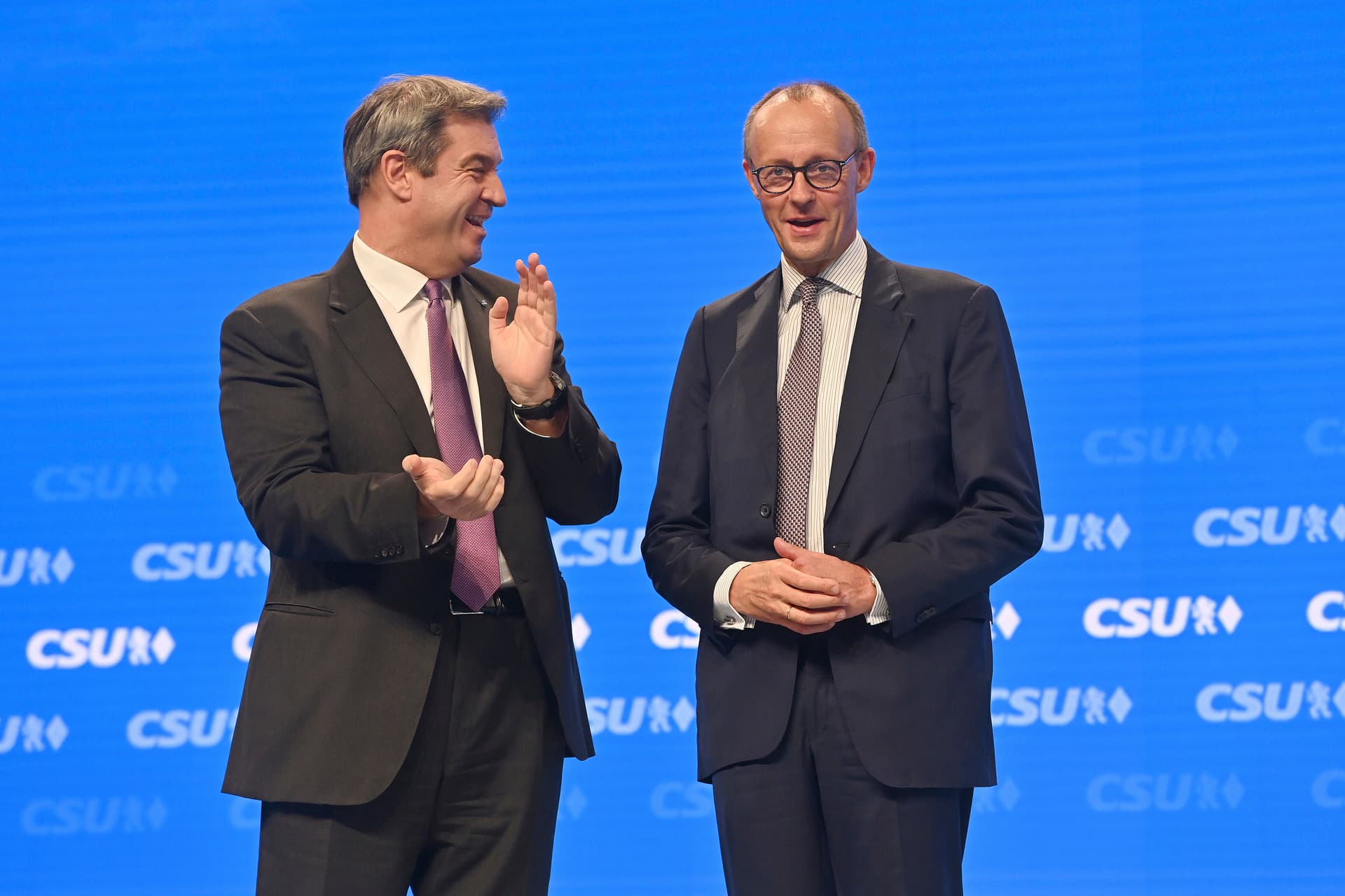 K-Frage in der Union: Söder schiebt Merz nach vorn
