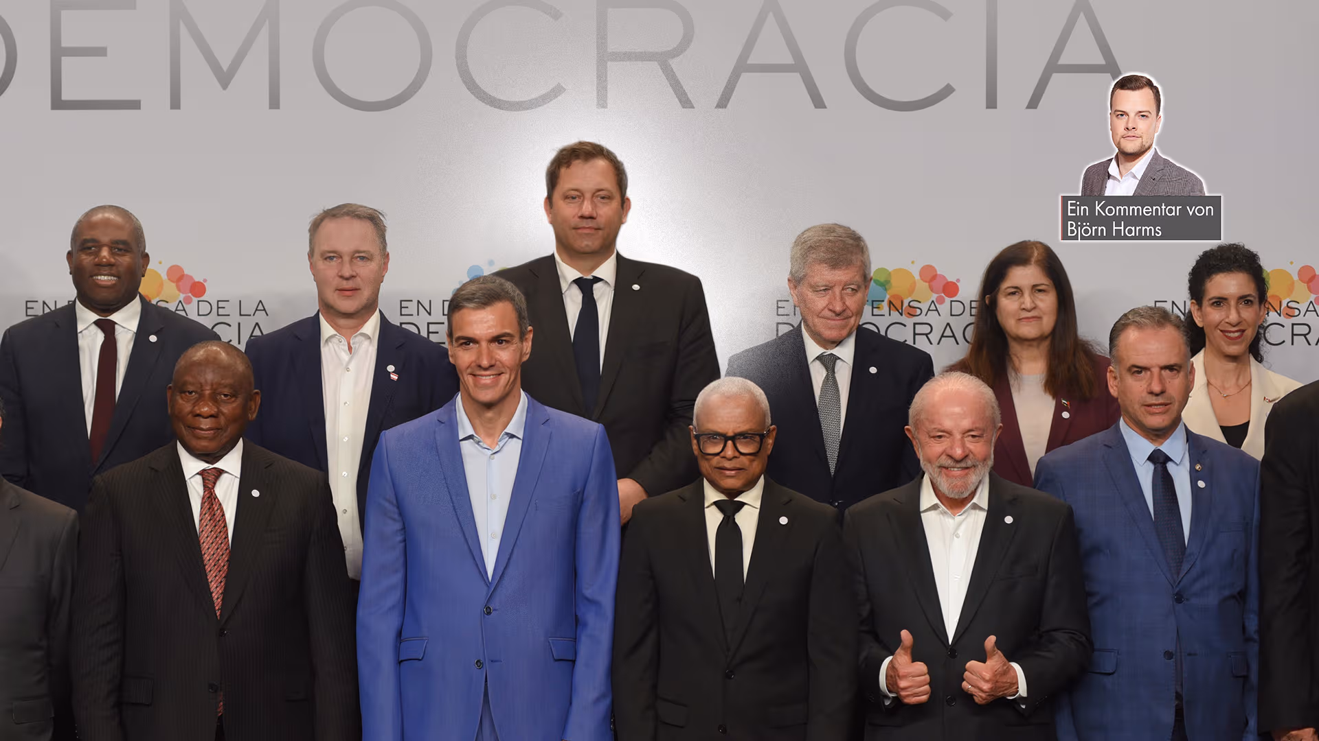 Die sozialistische Internationale versammelt sich in Barcelona