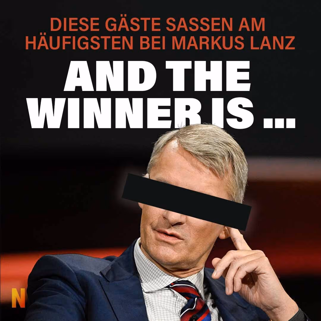 Diese Gäste saßen am häufigsten bei Markus Lanz