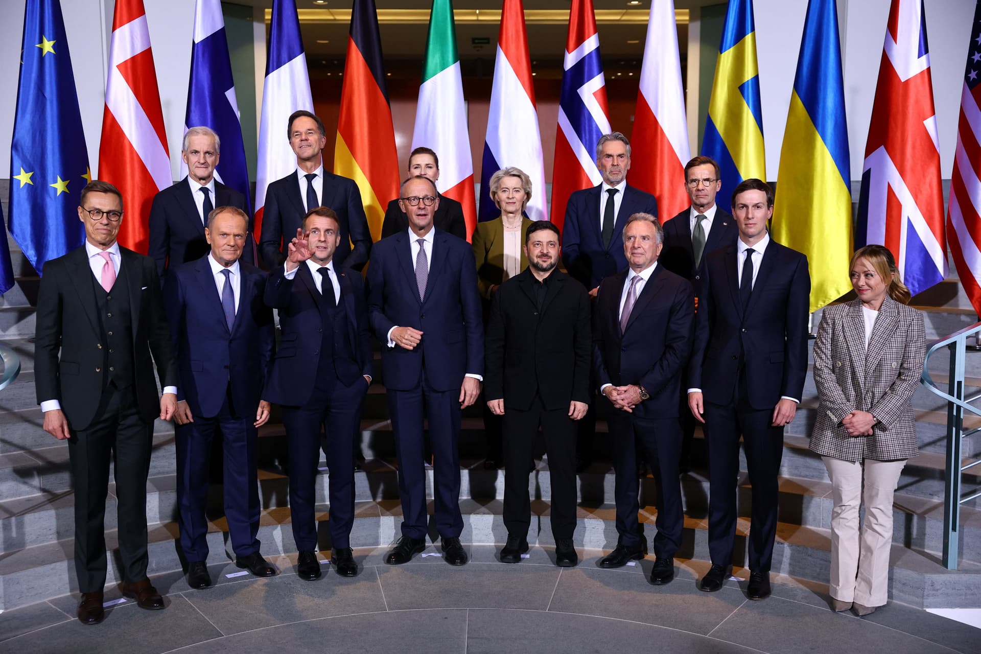 Regierungschefs zu Besuch im Kanzleramt: Europäer planen „multinationale Truppe für die Ukraine“