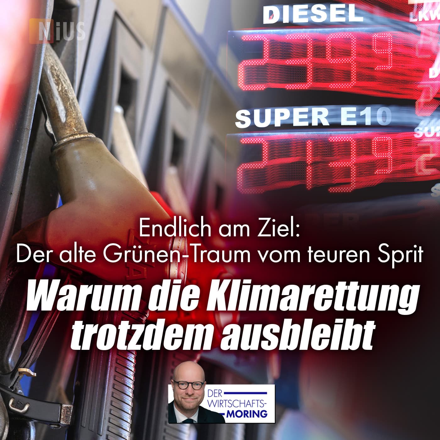 Endlich am Ziel: Der alte Grünen-Traum vom teuren Sprit – warum die Klimarettung trotzdem ausbleibt
