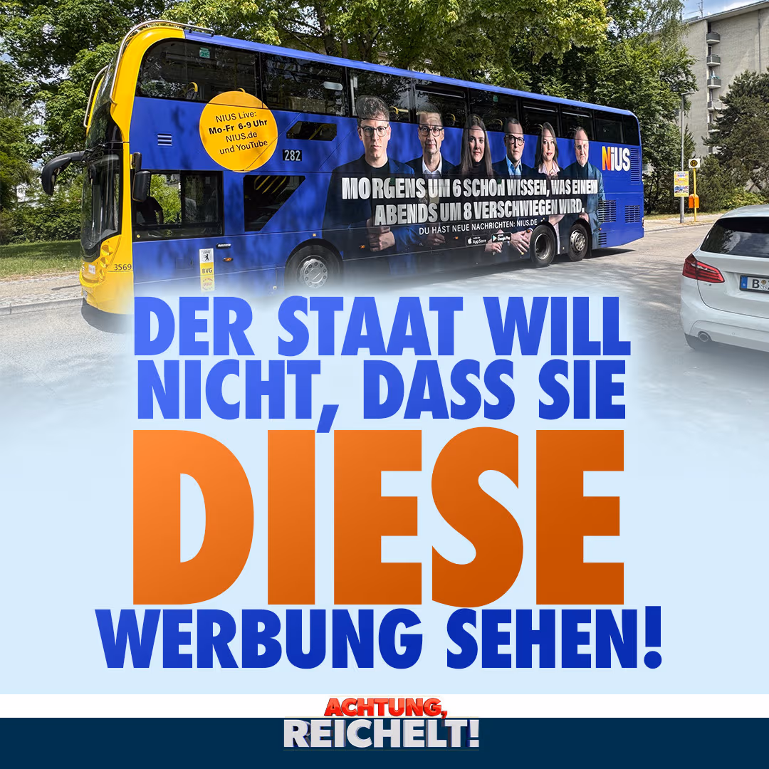 Der Staat will nicht, dass Sie diese Werbung sehen!