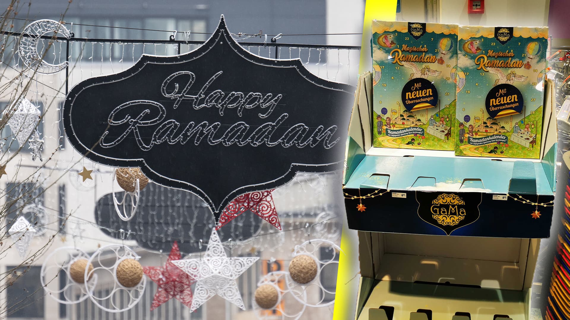 Straßen-Beleuchtung, Schoko-Kalender, Schul-Feste: Noch nie war so viel Ramadan in Deutschland