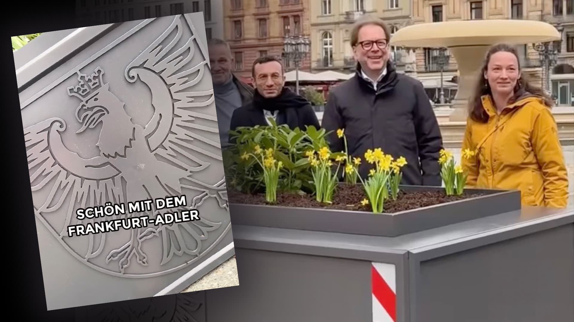 Frankfurt bekommt neue begrünte Anti-Terror-Zufahrtssperren für rund 870.000 Euro