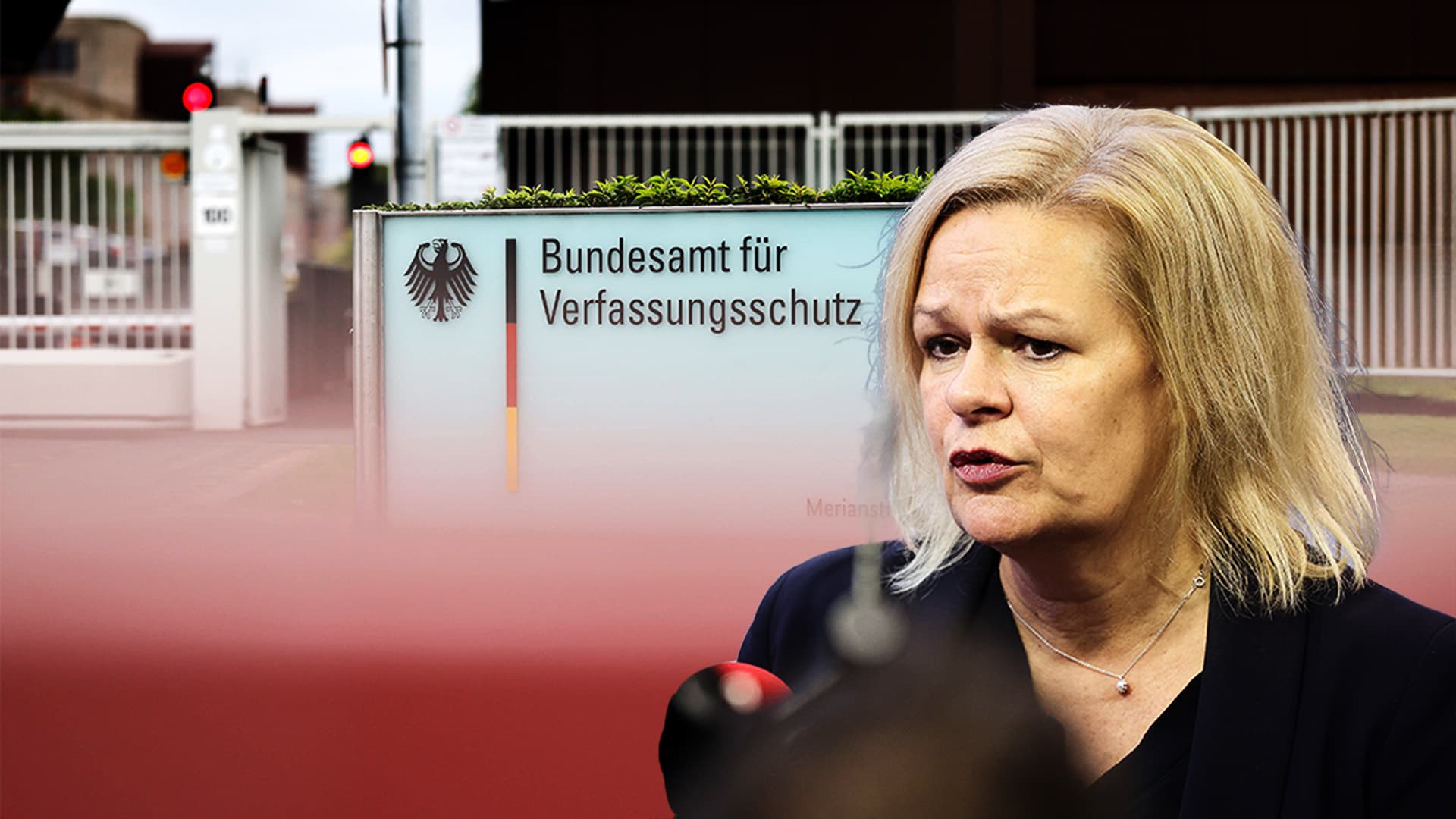 Verfassungsschutz, bitte übernehmen Sie den Fall Faeser!