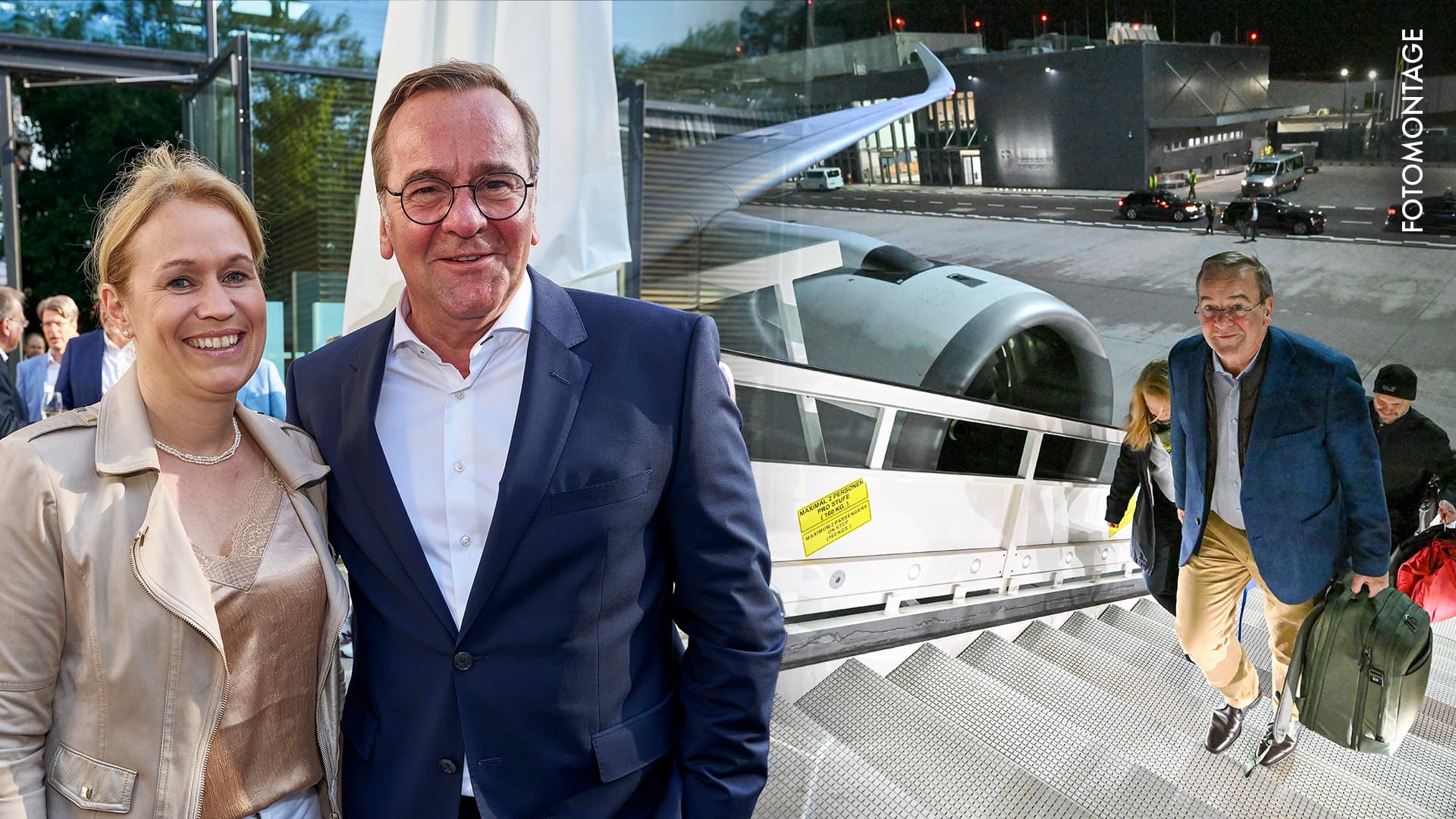 Pistorius lässt sich mit Gattin von der Luftwaffe in den Urlaub fliegen!