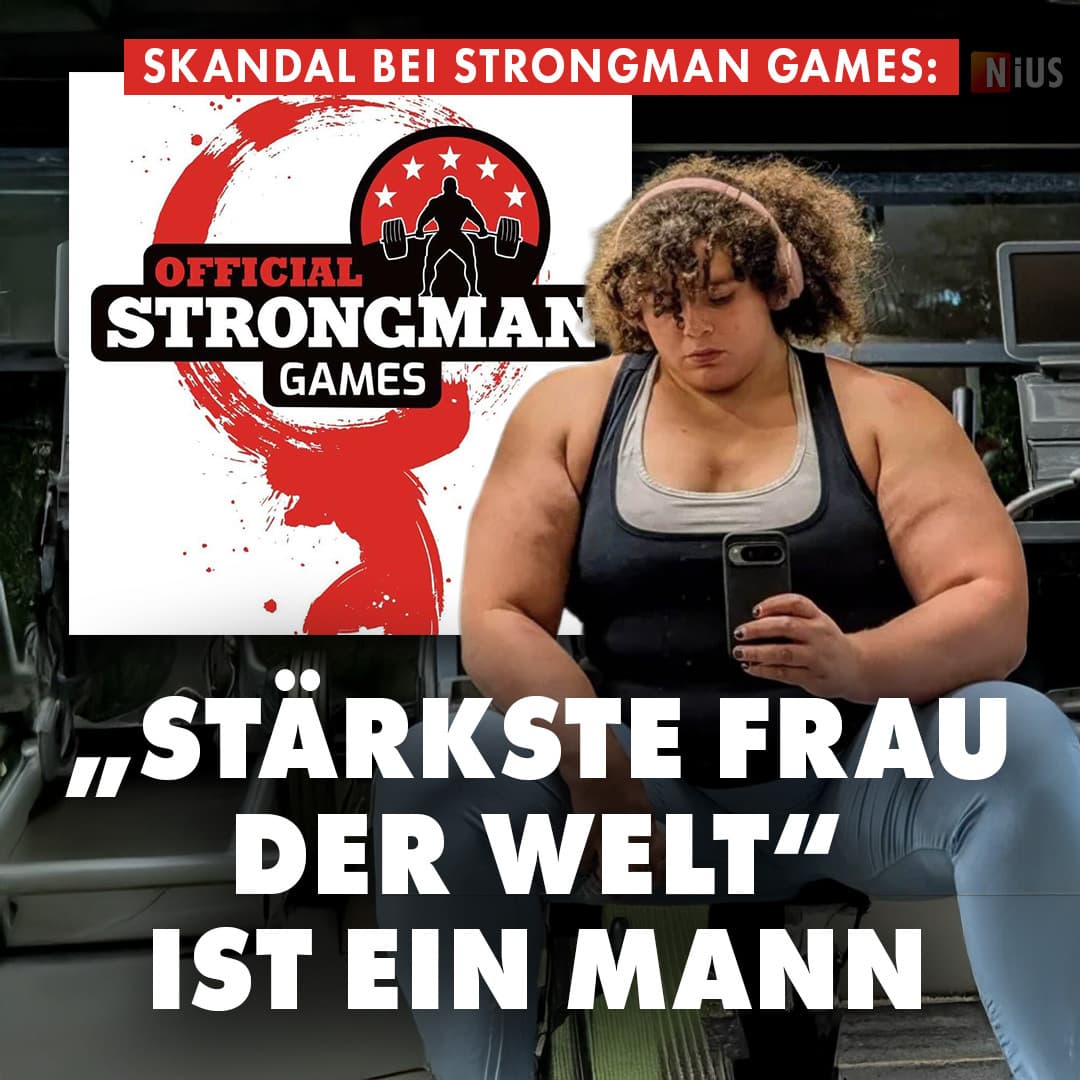 Skandal bei Strongman Games: „Stärkste Frau der Welt“ ist ein Mann