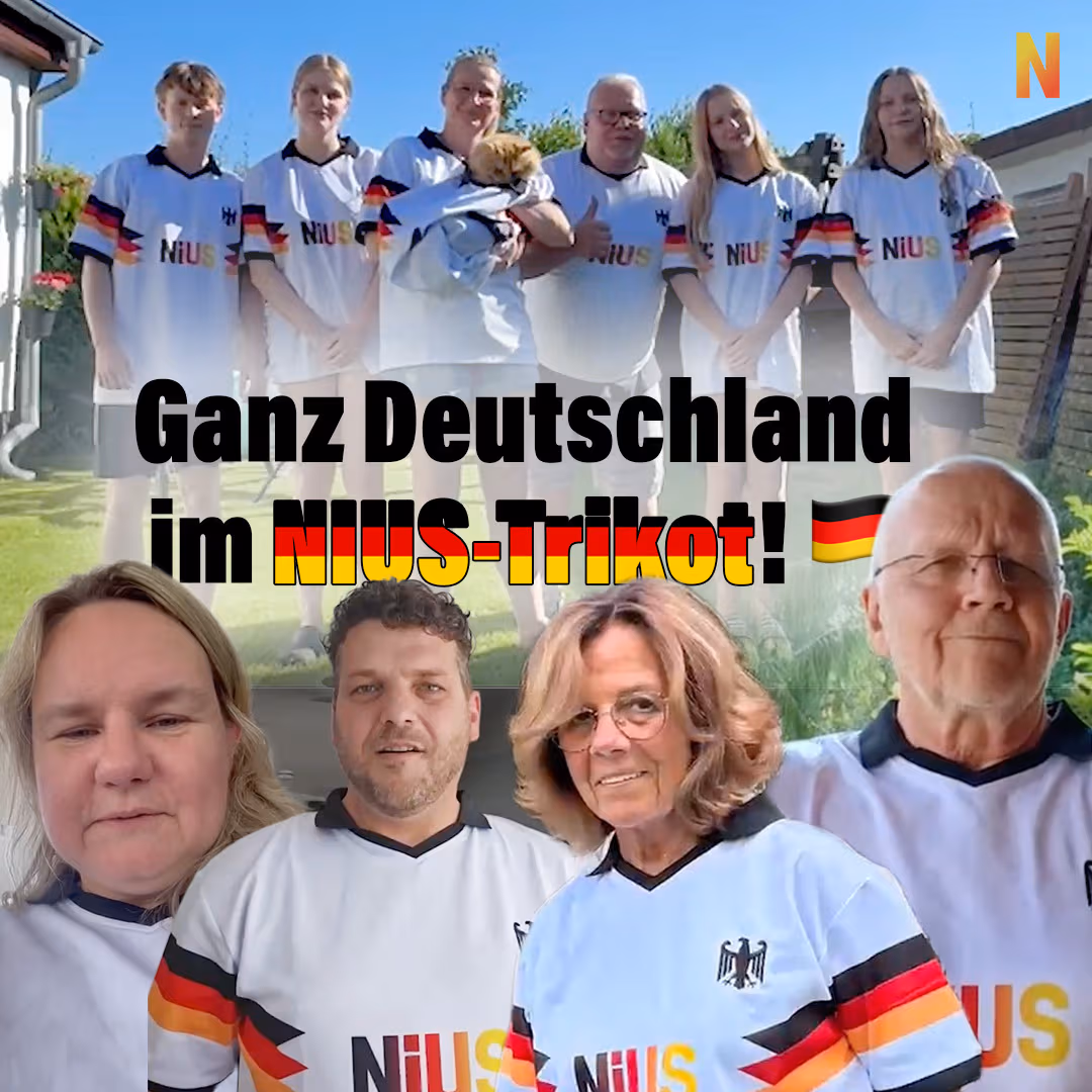 Ganz Deutschland im NIUS-Trikot