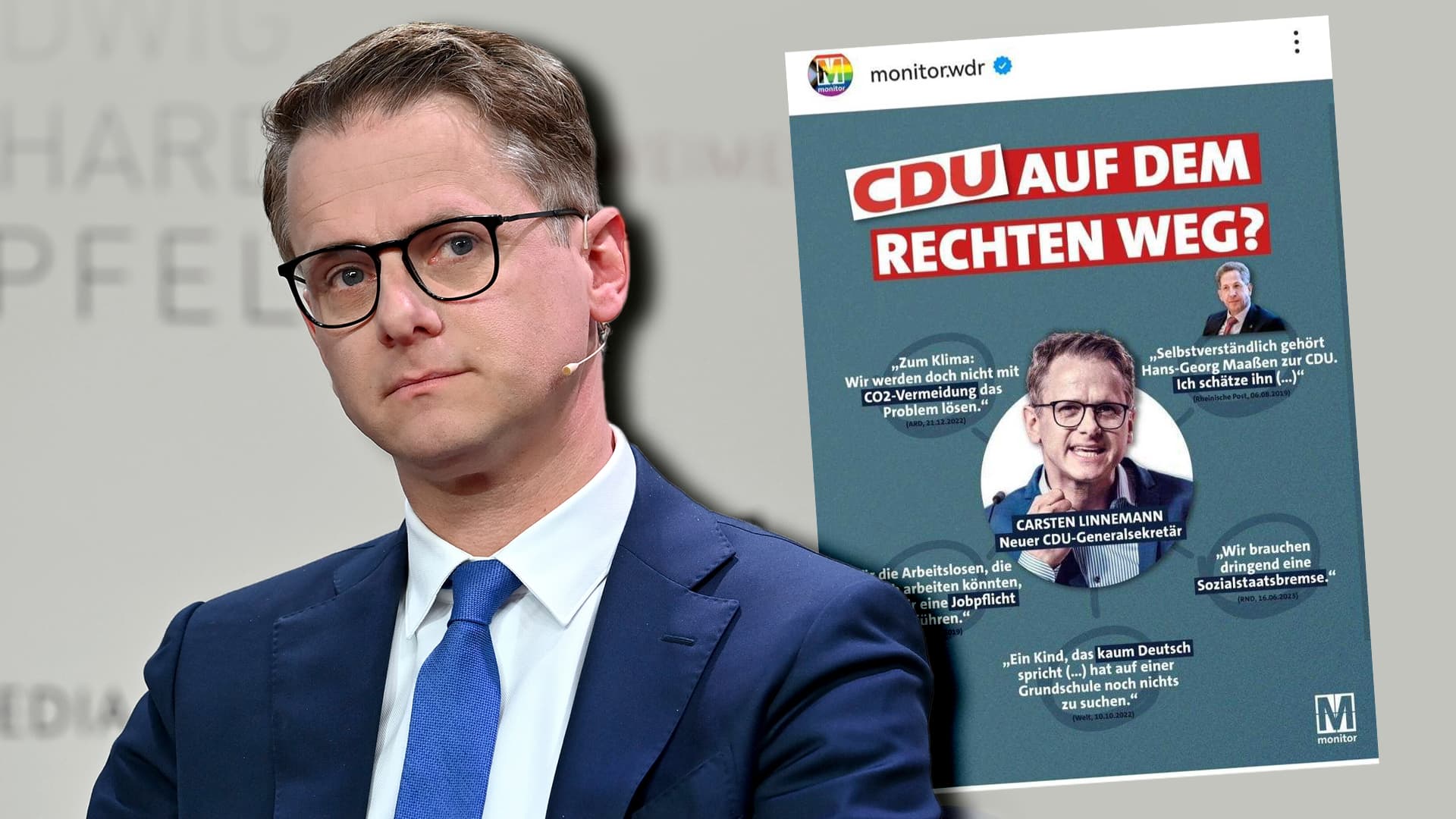 Jetzt gegen General Linnemann: WDR hetzt schon wieder gegen CDU